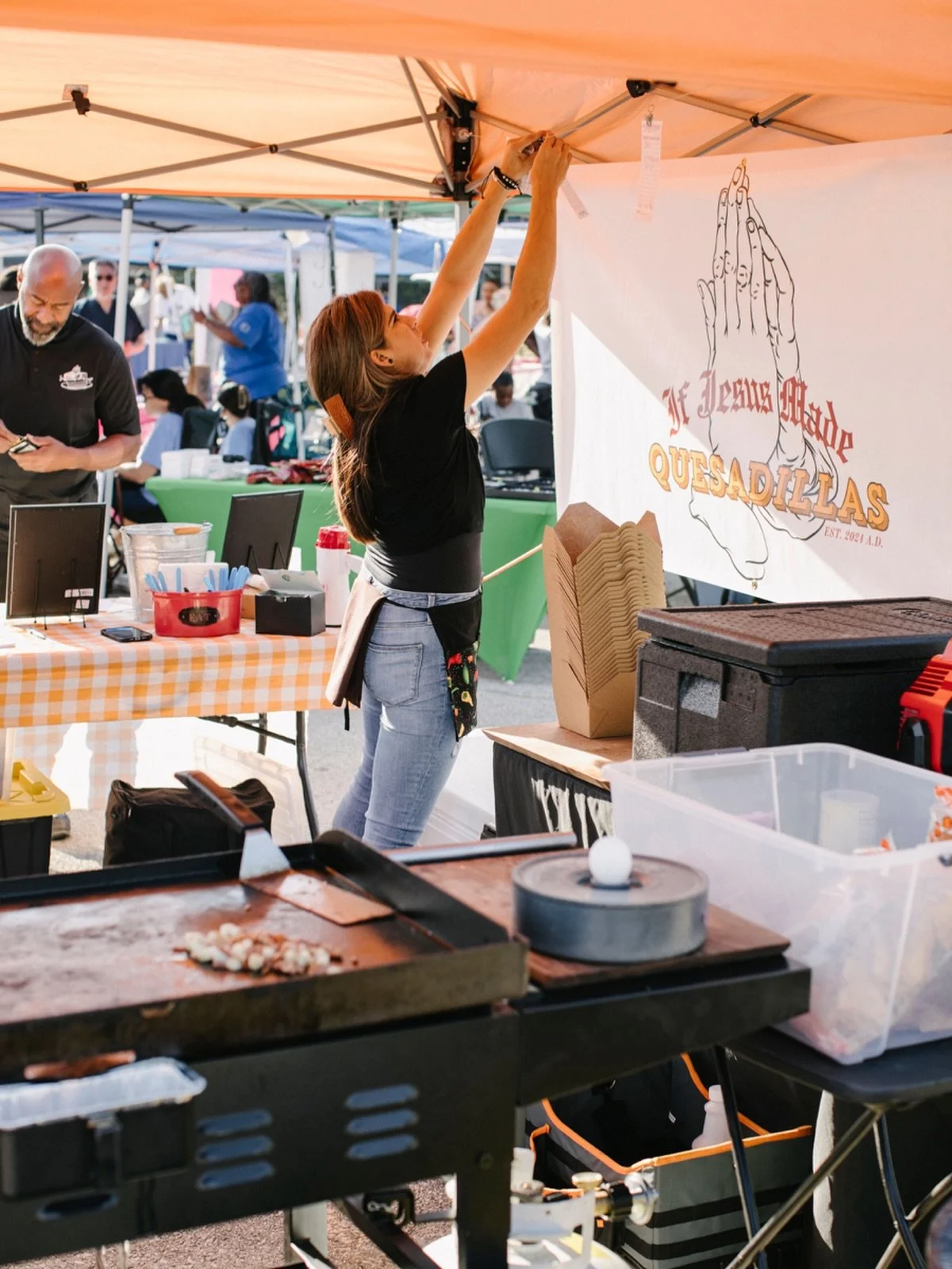 Just wrapped the @cedarhillchamber farmers market vendor call prepping for the season that kicks off May 9th and now I am a puddle looking back on our first season there in 2024. @ifjesusmade quesadillas was just a few months old when Vanessa and her