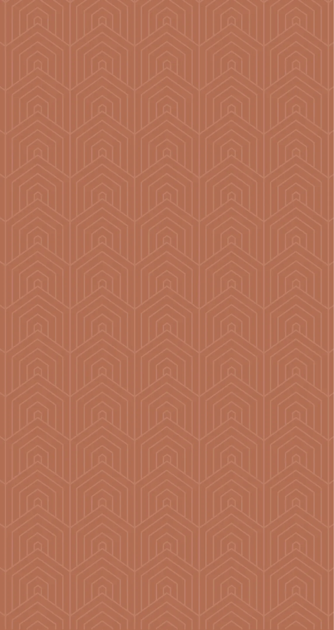 A patterned background featuring a geometric design of interconnected hexagons and lines in shades of brown and tan.