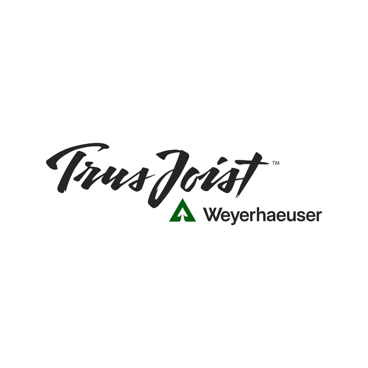 Logo for TrusJoist by Weyerhauser