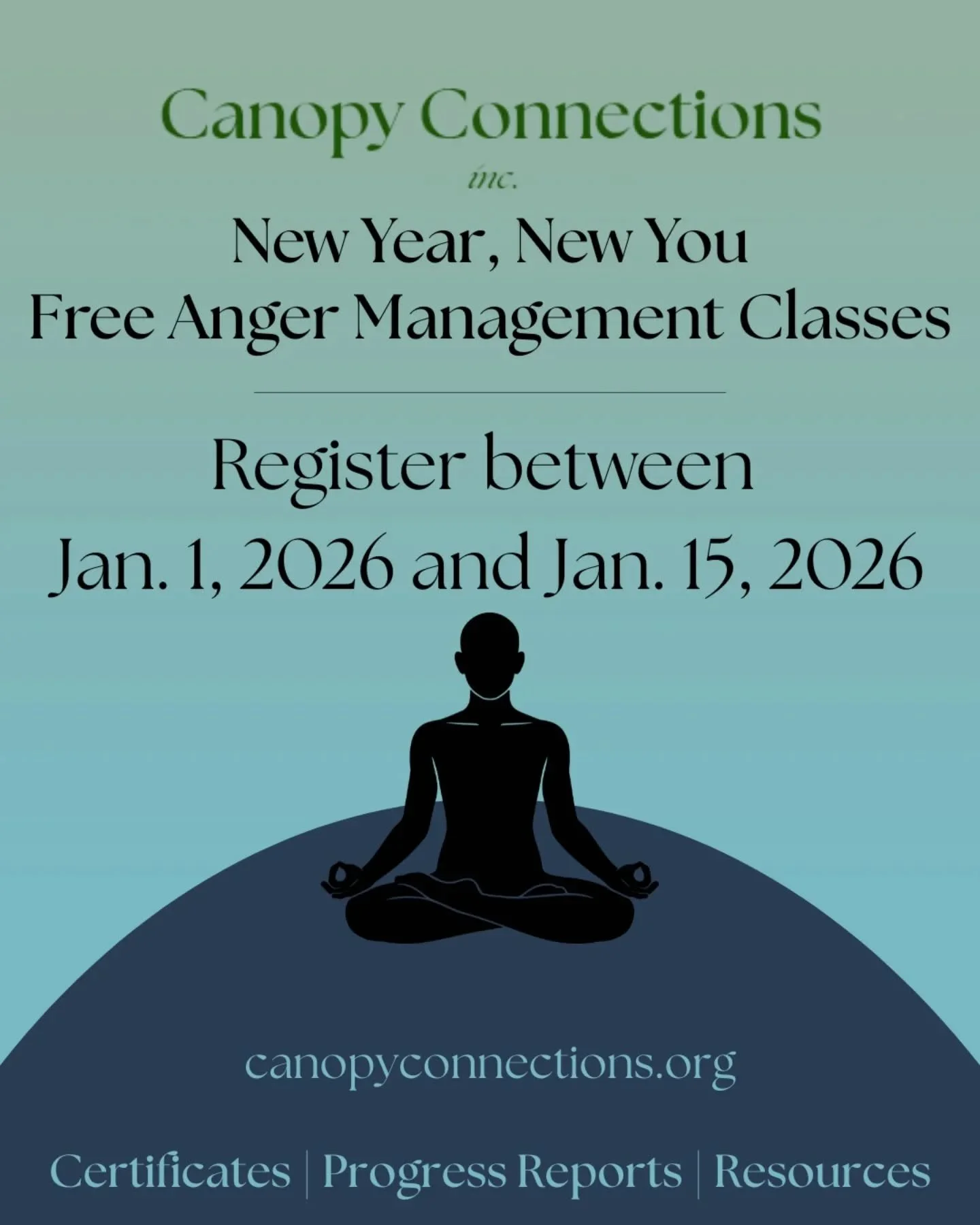 It's time to set those goals for 2026 as the year comes to a close! We are offering free online classes to those who would like to start '26 on the right foot. Visit our website and register during the first two weeks of January. All those who regist