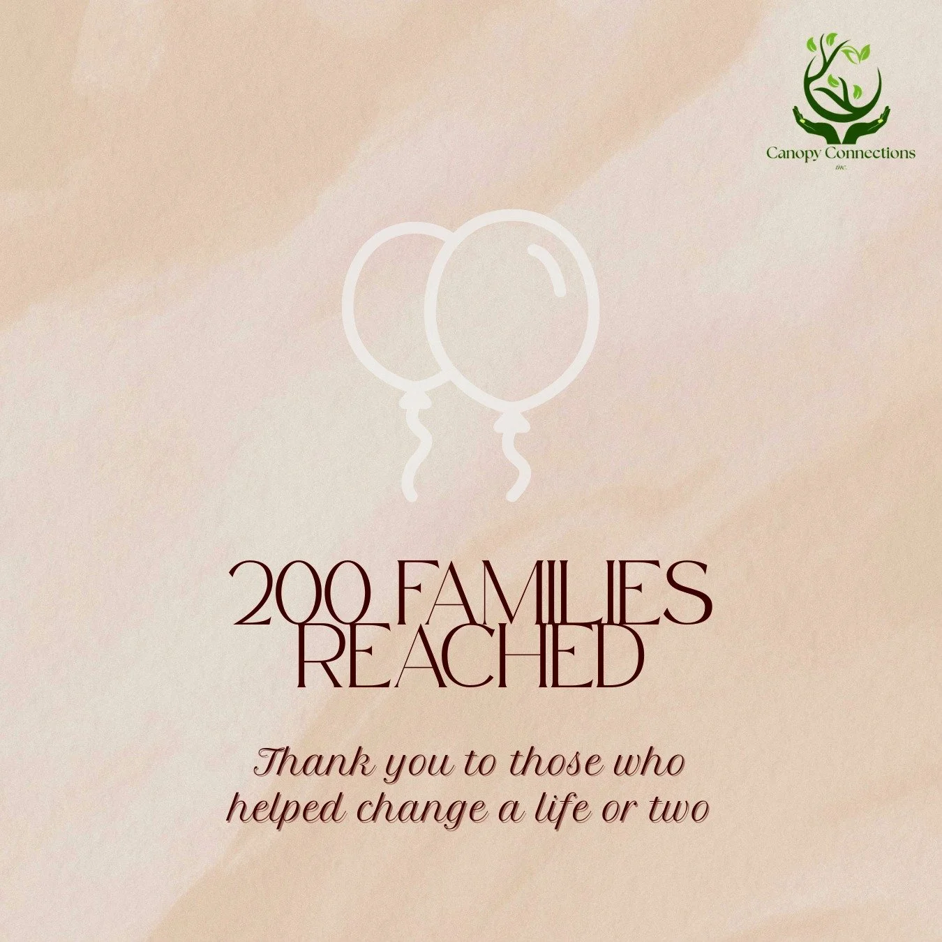 We've provided services to over 200 families this year! Thank you to those who have helped connect services and supplies for women in need. We have facilitated change in our community through anger management, resource distribution, relocation assist