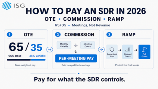 How to Pay an SDR: OTE, Commission, and Ramp (2026 Structure Guide)