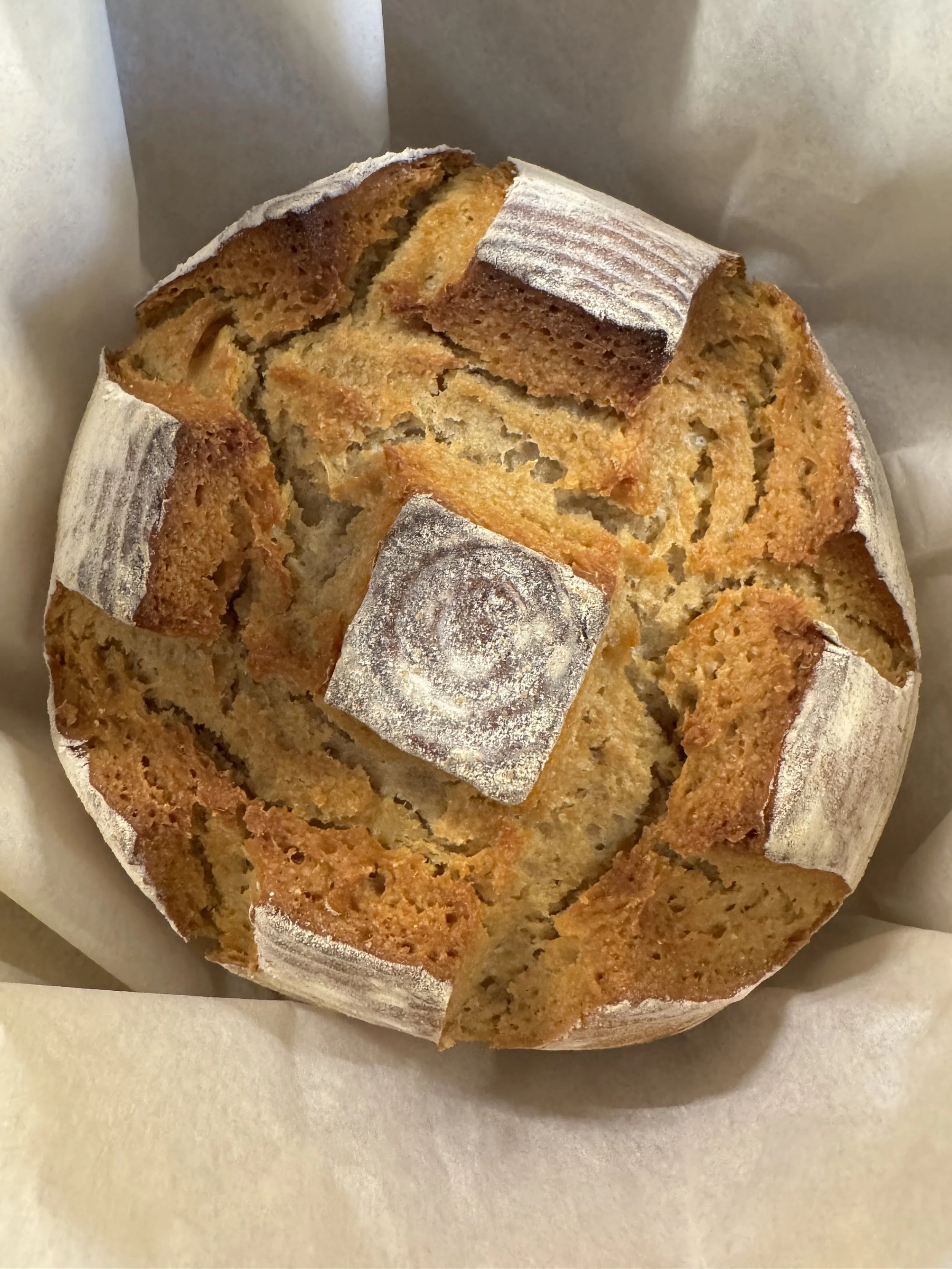 Einkorn Sourdough Bread (Naturally Leavened, Ancient Grain)