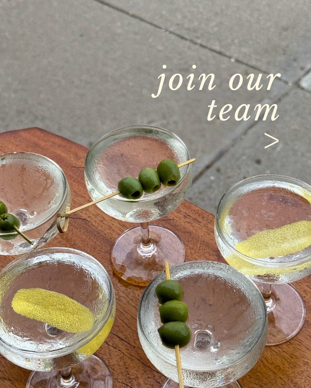 Ramping up for summer at TSK and Audette!

Yes, I know it&rsquo;s 40 degrees out, but trust me- MDW will be here before you can say &ldquo;escargot, s&rsquo;il vous plait.&rdquo;

You want in? Let&rsquo;s chat!

Send an email with your resume and a s