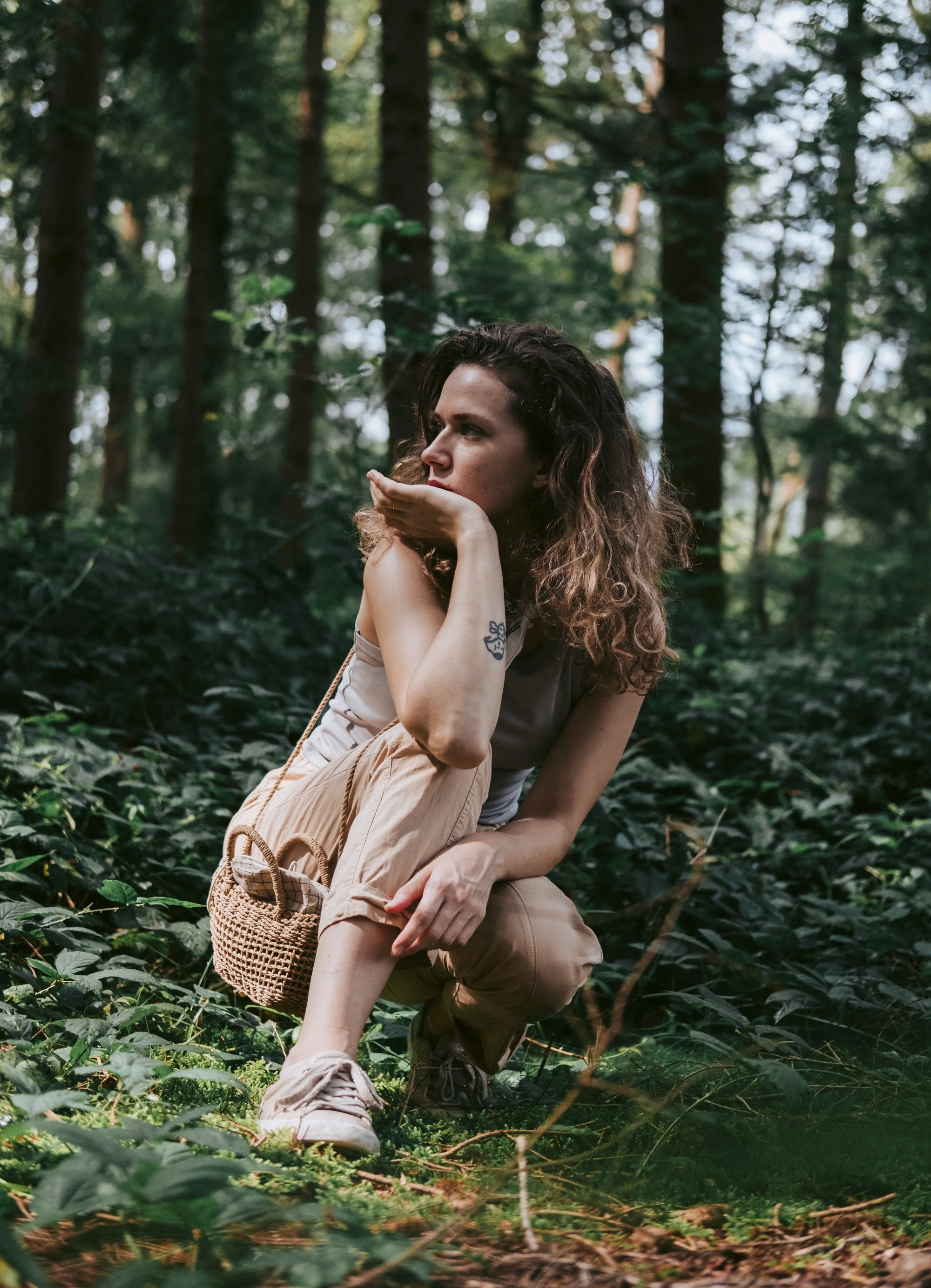 Forest portrait photography