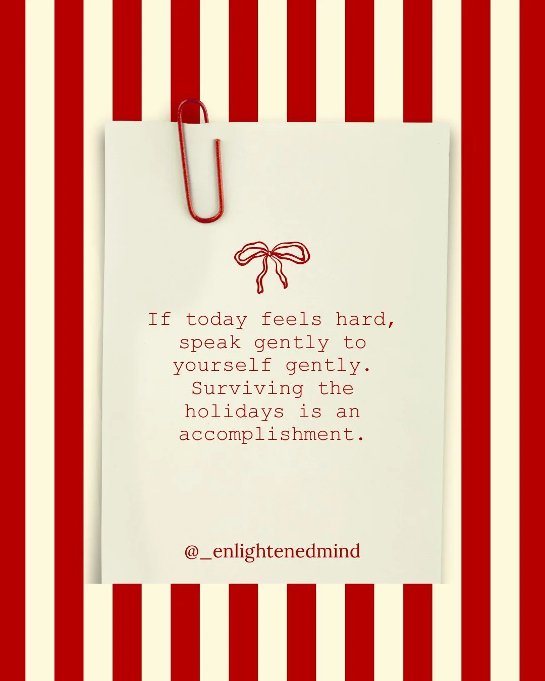 If you find your mind stirring while all are nestled cozy in their beds... Remember, you have every right to care for your needs in the busyness  of the holiday.

 #mentalhealthtips #mentalhealthmatters #lpcc #ohiocounselor #mentalhealthcounseling #c
