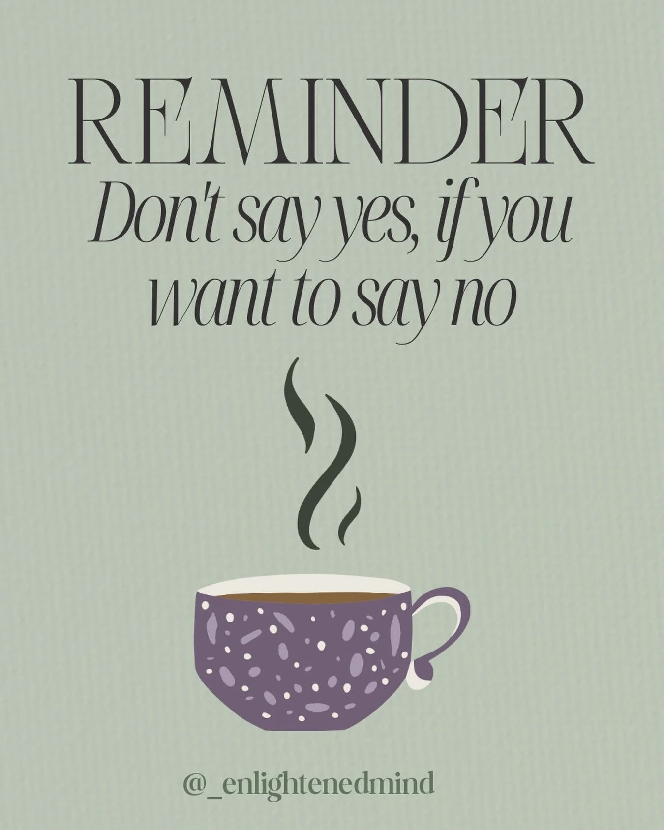 As we settle into January, remember that boundaries set during the holidays can still continue once they end. 

Ease into the weekend with the intention of rest and restoring your peace 🖤