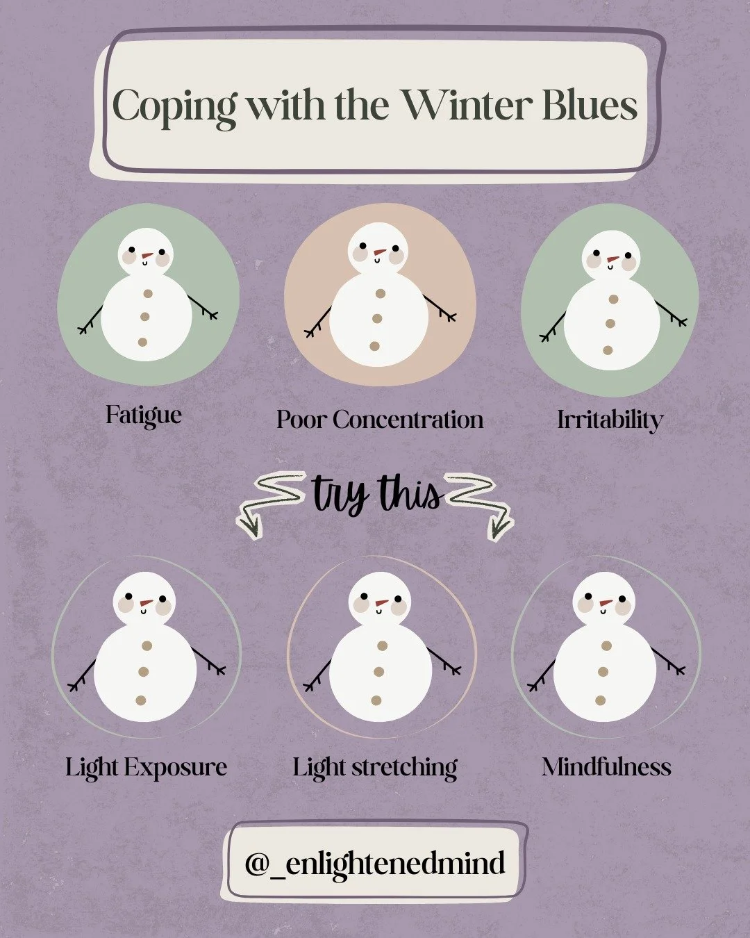 Winter blues are real.
Slower mornings, heavier moods, lower energy &mdash; none of this means you&rsquo;re failing.
It means your nervous system is asking for gentler care.
Small warmth. Soft routines. Extra compassion.

 #mentalhealthtips #mentalhe