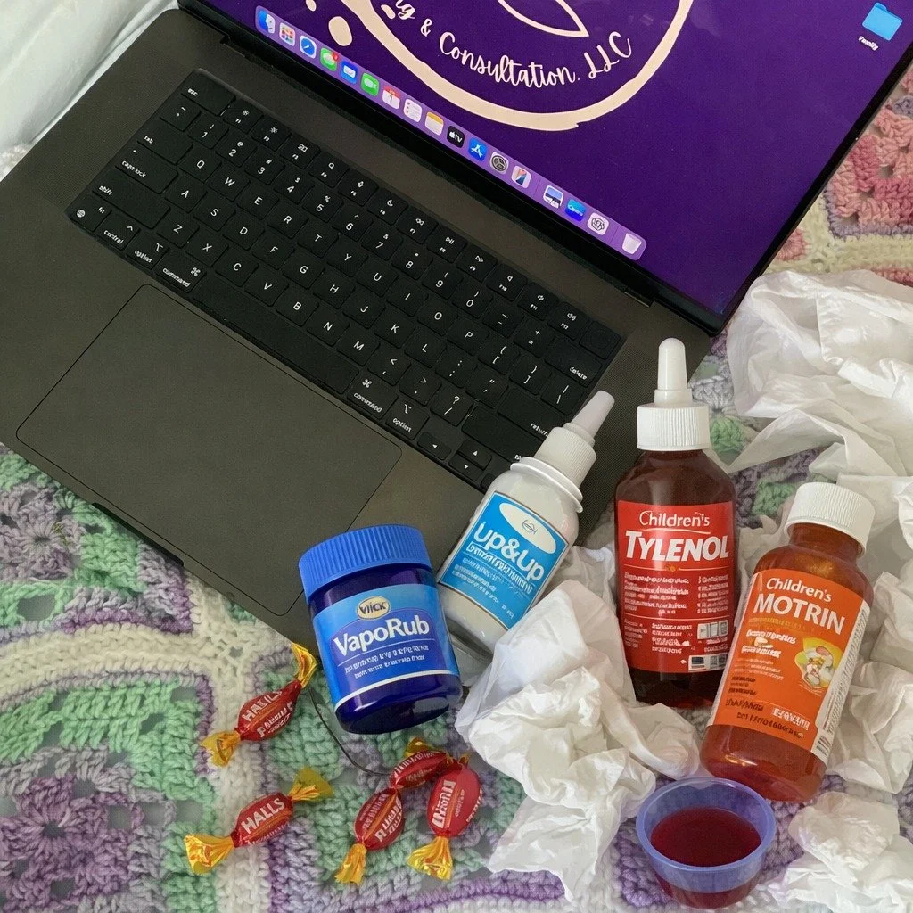 The sickness has struck my household! While battling one virus after another, it is a hard reminder of how important it is to take care of ourselves in all ways - physically, spiritually, and emotionally! 

As Spring slowly peeks it's  head out from 