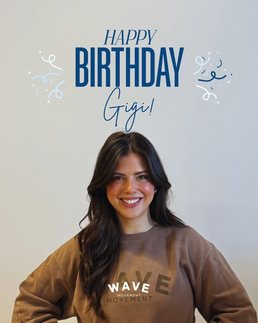 Happy Birthday to our girl Gigi 🤍🌊

Gigi&rsquo;s classes are always so thoughtfully planned, her playlists never miss, and she brings the best energy into the studio every single time she teaches. 

She is so sweet, positive, and joyful, and such a