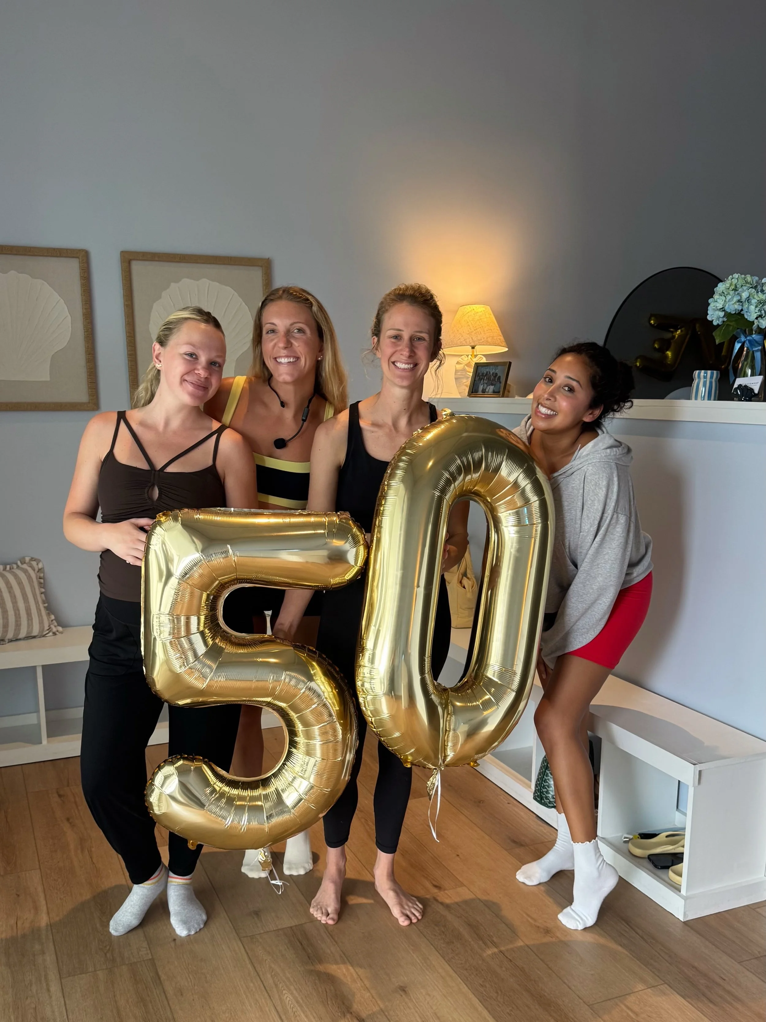 ✨ 50 classes for Taylor! ✨

We are SO proud of you! Your consistency, commitment, and kind energy make you such a special part of our noon Mom crew. We&rsquo;re so lucky to have you at Wave - here&rsquo;s to 50 more! 

🌊✨🤩💪

9.29.26

#pilates #pil