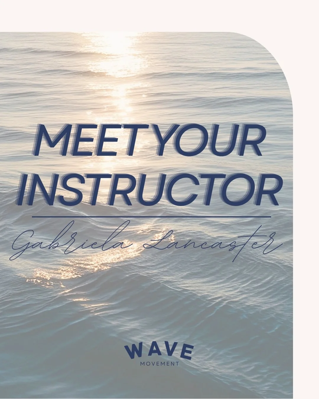 Meet Gabriela! ✨🌊🩵

We&rsquo;re so excited to welcome Gabriela to the Wave instructor lineup! From good music and high energy to focusing on form and creating a fun, welcoming space, she&rsquo;s all about helping you feel your best while moving wit