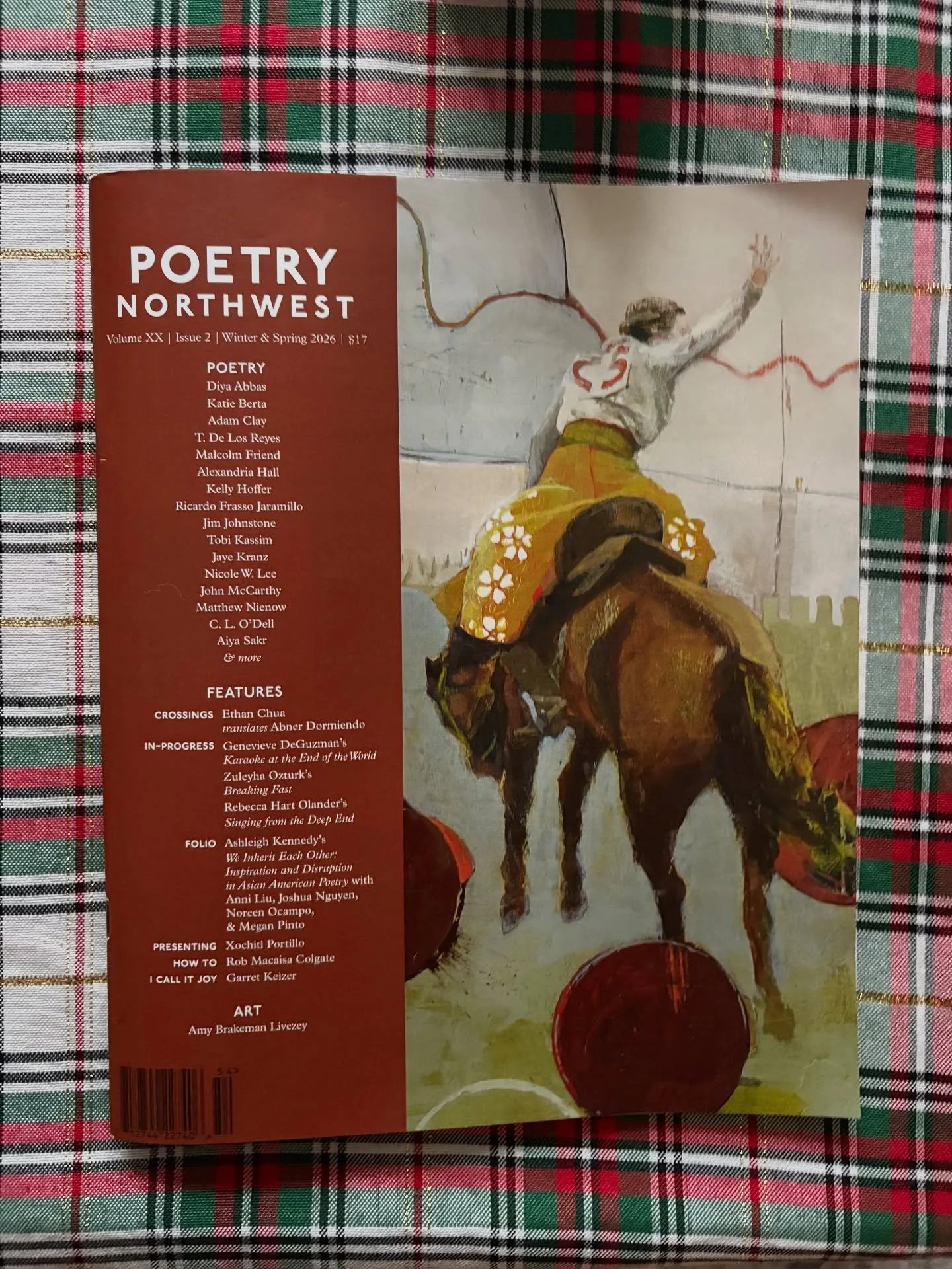 I am super happy to be included in this issue of @poetrynw alongside my poetry classmate Ian Hall from FSU, and @shirahaus, a poet who I have had the pleasure to meet in Knoxville. Wonderfully curated by @keetjekuipers 💌🏇🪽