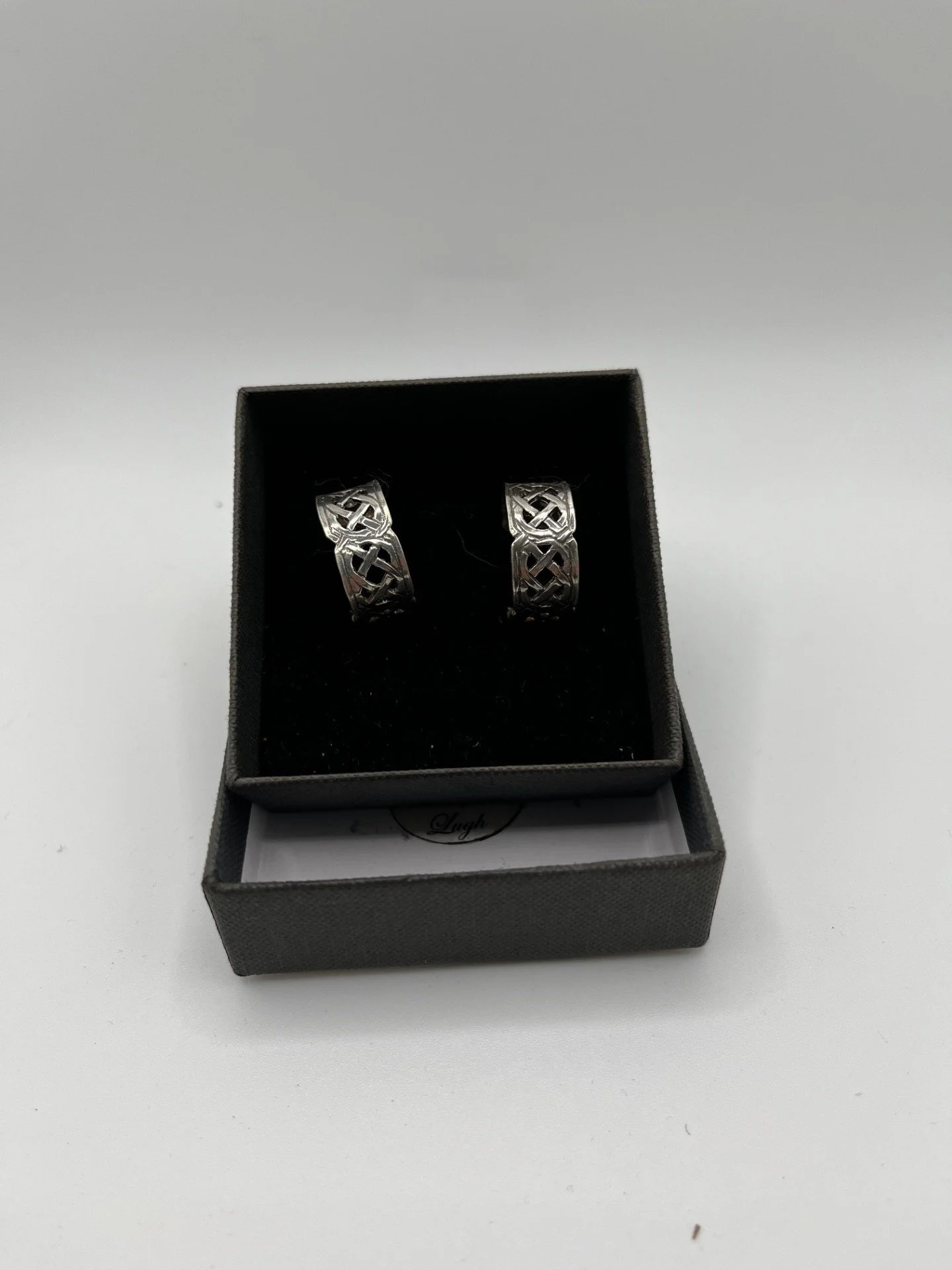 Celtic loop earrings