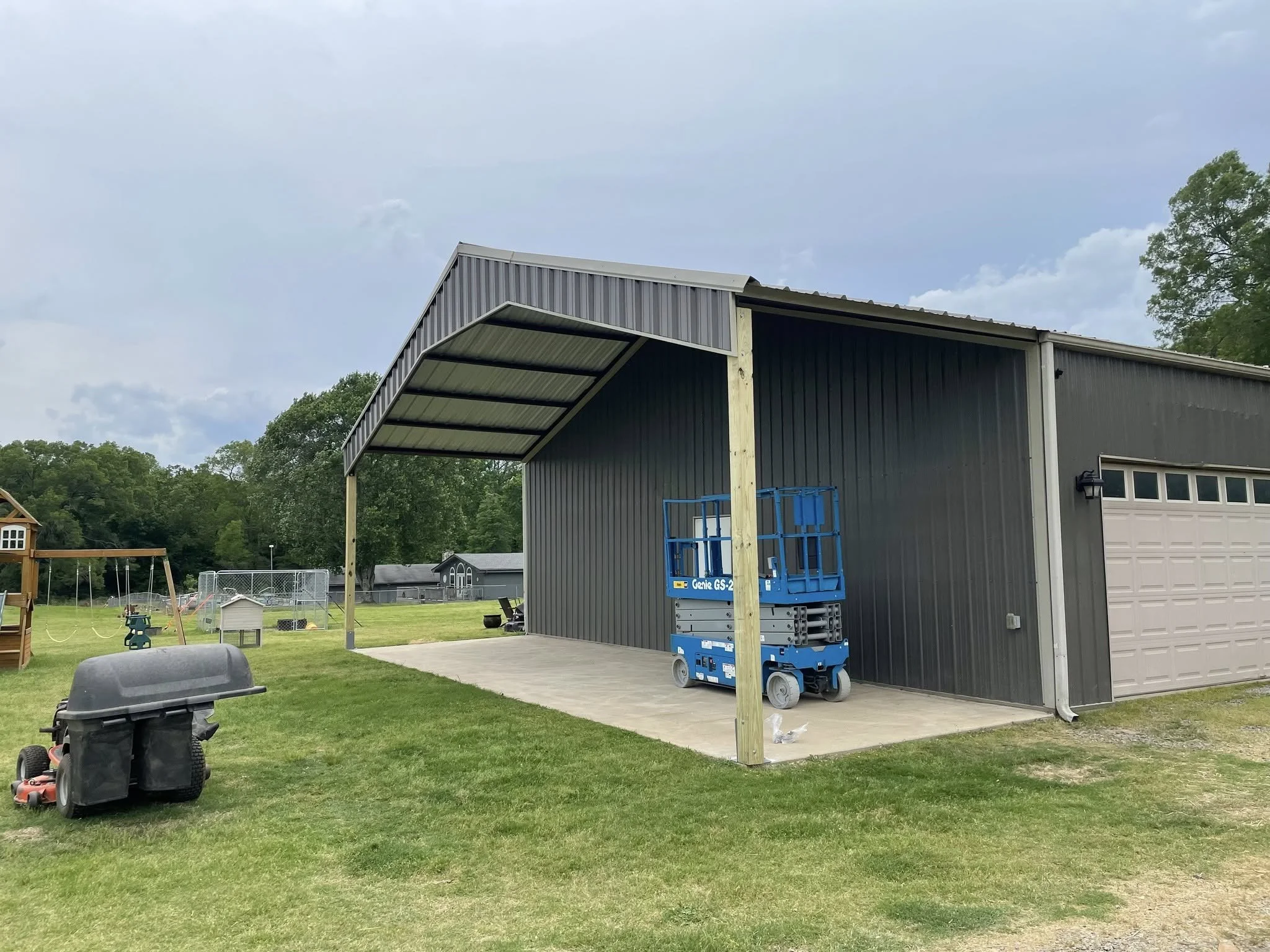 Pole Barn Extension-Charcoal Walls Light Gray Trim 1B.jpg