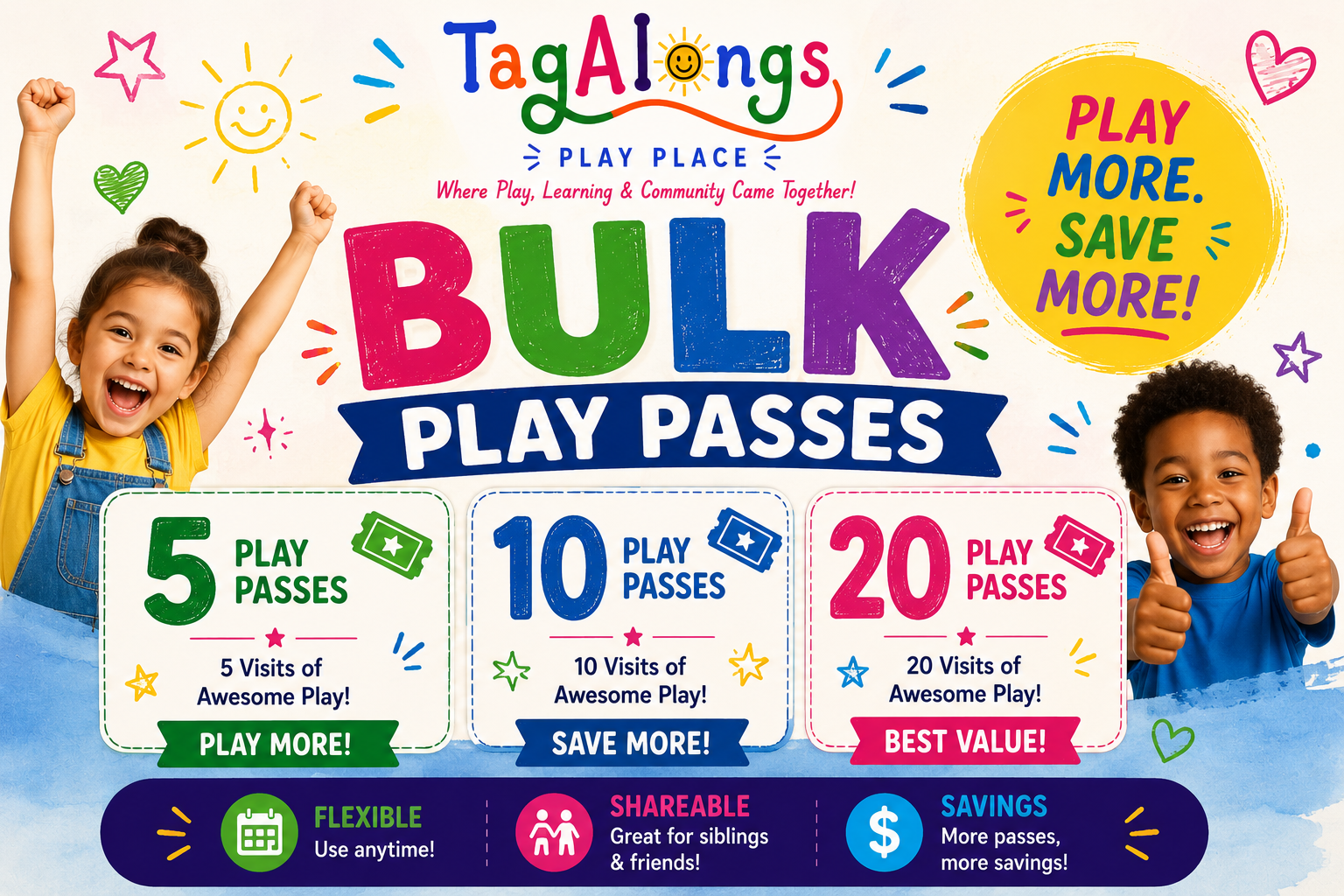 Bulk Play Passes