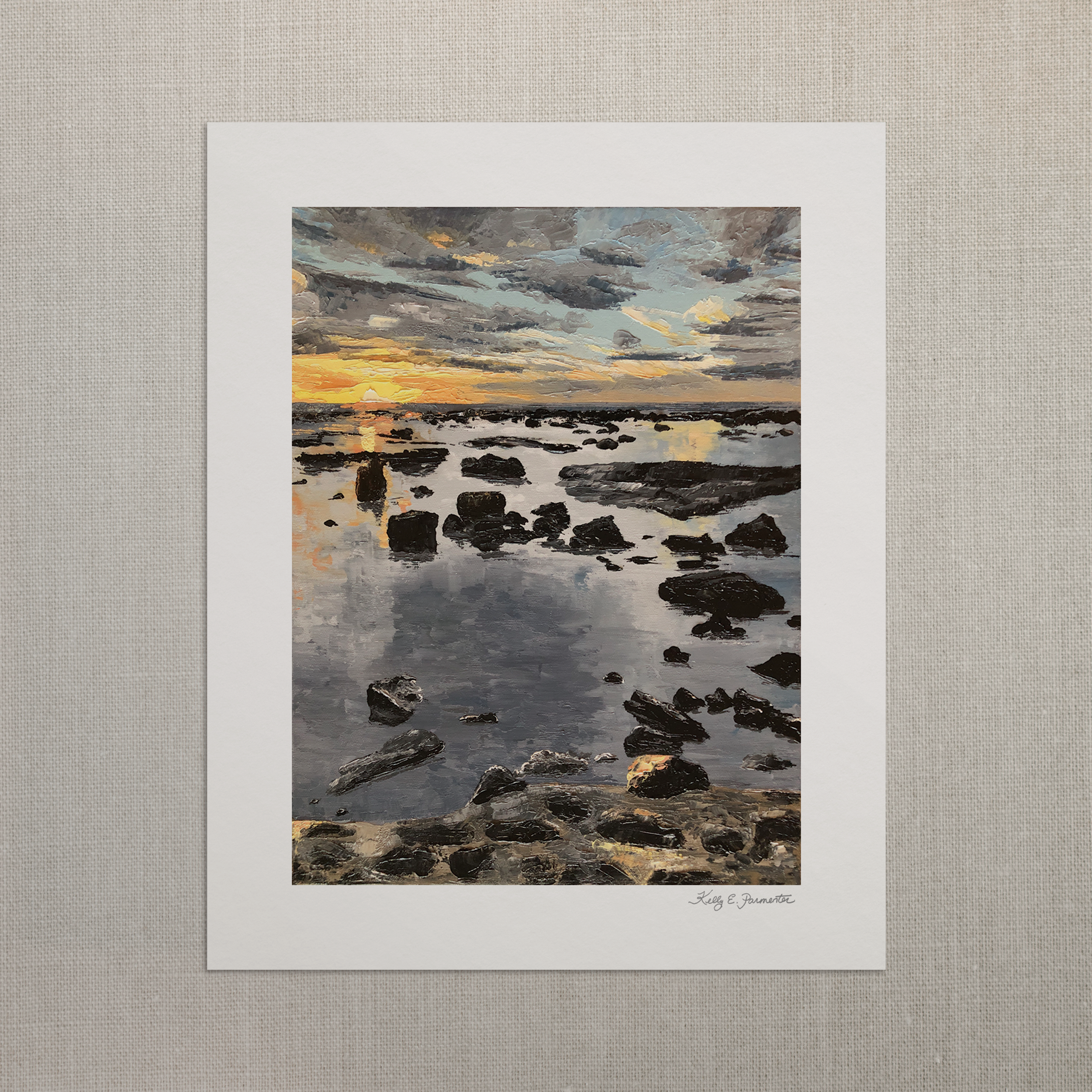 Kahalu‘u Sunset in the Rain