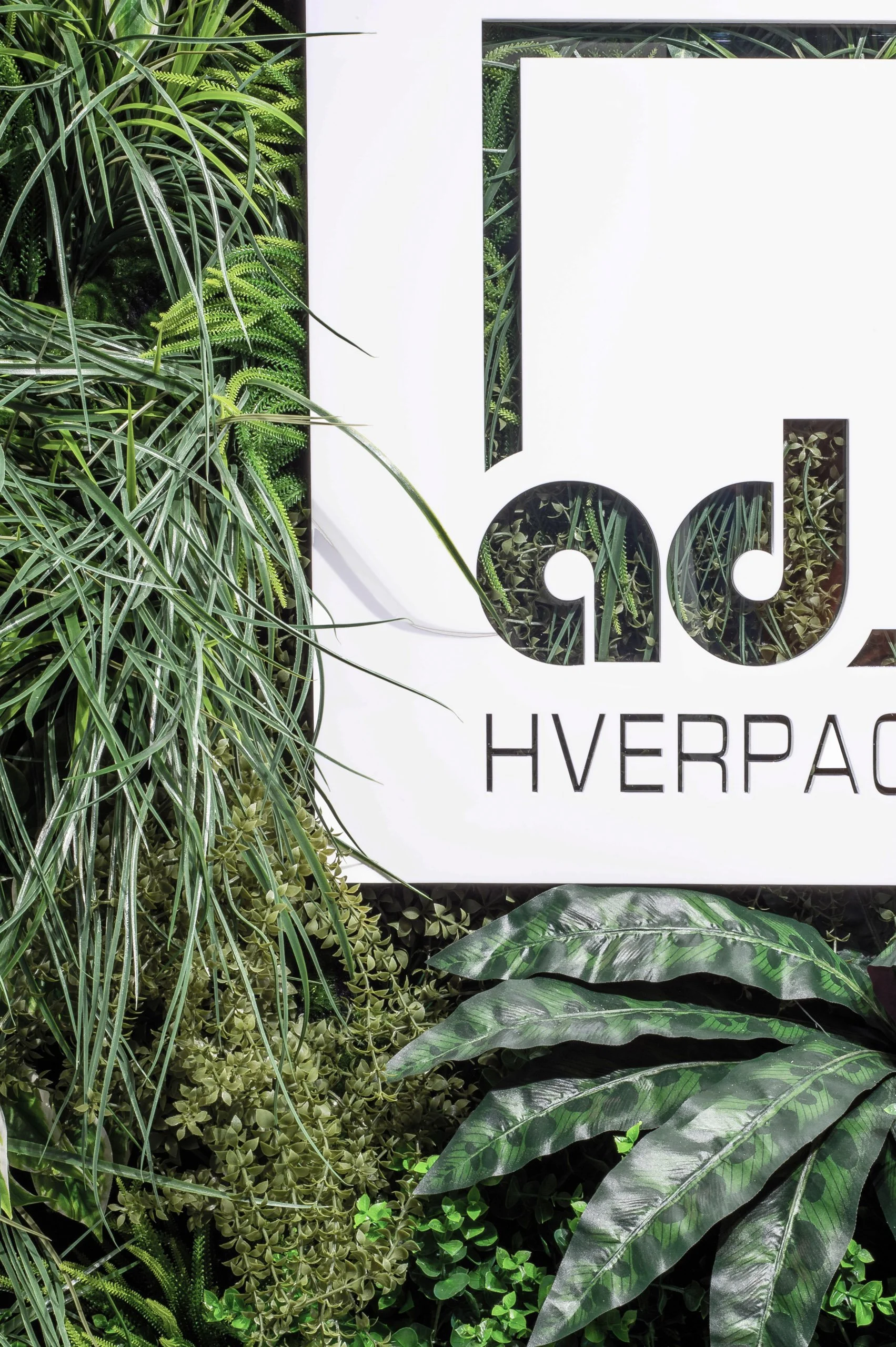 Daniela_Fischli_interior_designer_fip_studio_contract_ufficio_AD_HVerpackungen_Mezzovico_logo_parete_verde_artificiale.jpg