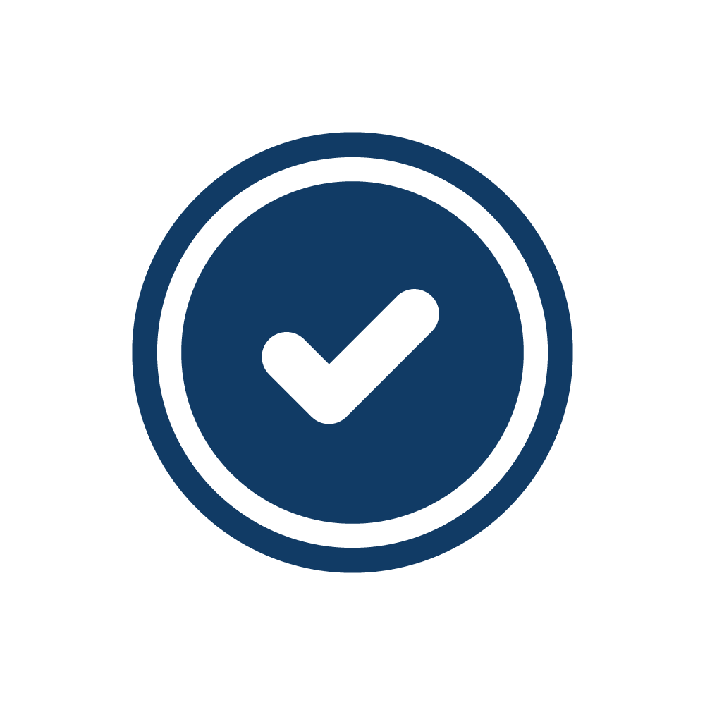 icon of a checkmark