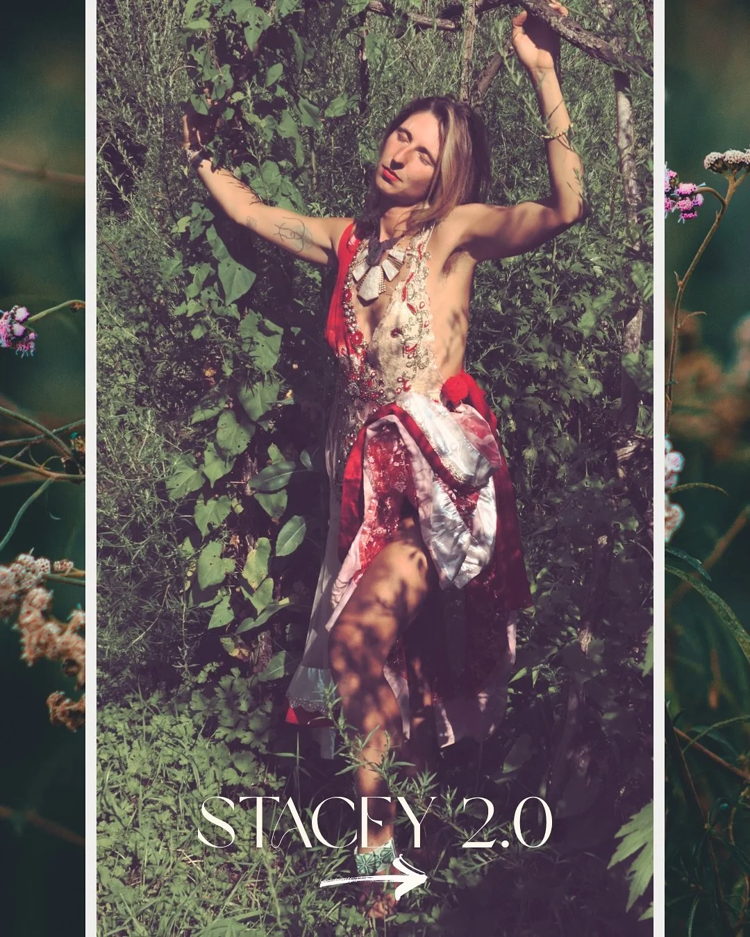 Fun fact: this was the first time Stacey had ever worn lipstick in her life. It was a great honour and privilege to be the one to paint her for this shoot 💋 There&rsquo;s something very, almost primal about a woman wearing red. 

📸 Releasing Part t