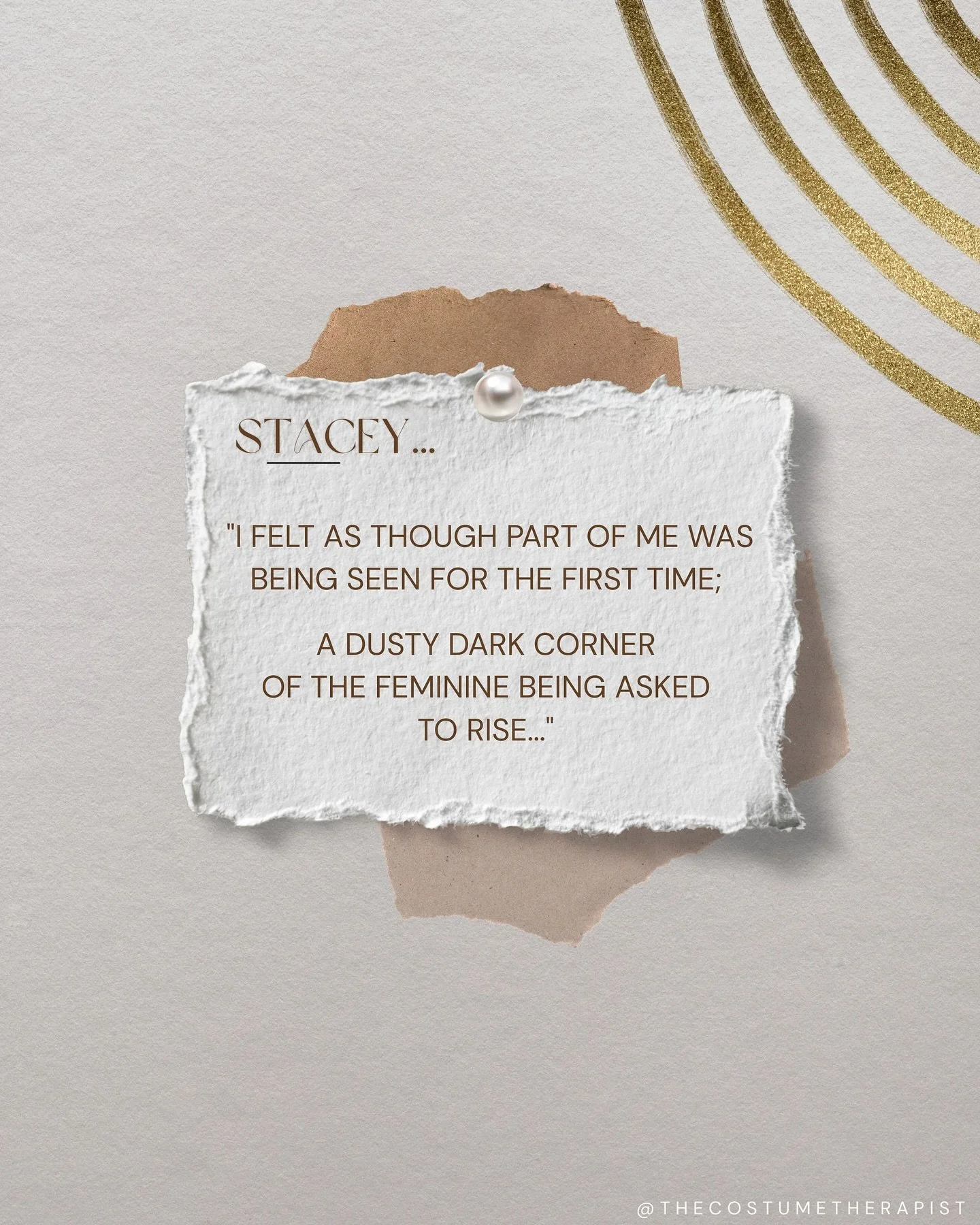 Getting testimonials is always a treat. A testament to the power of PLAY. Thank you Stacey for these beautiful words &amp; may the rising process continue!

Xo
Miss Diamond @thecostumetherapist 

#costumetherapy
#thecostumetherapymethod
#ritualphotog