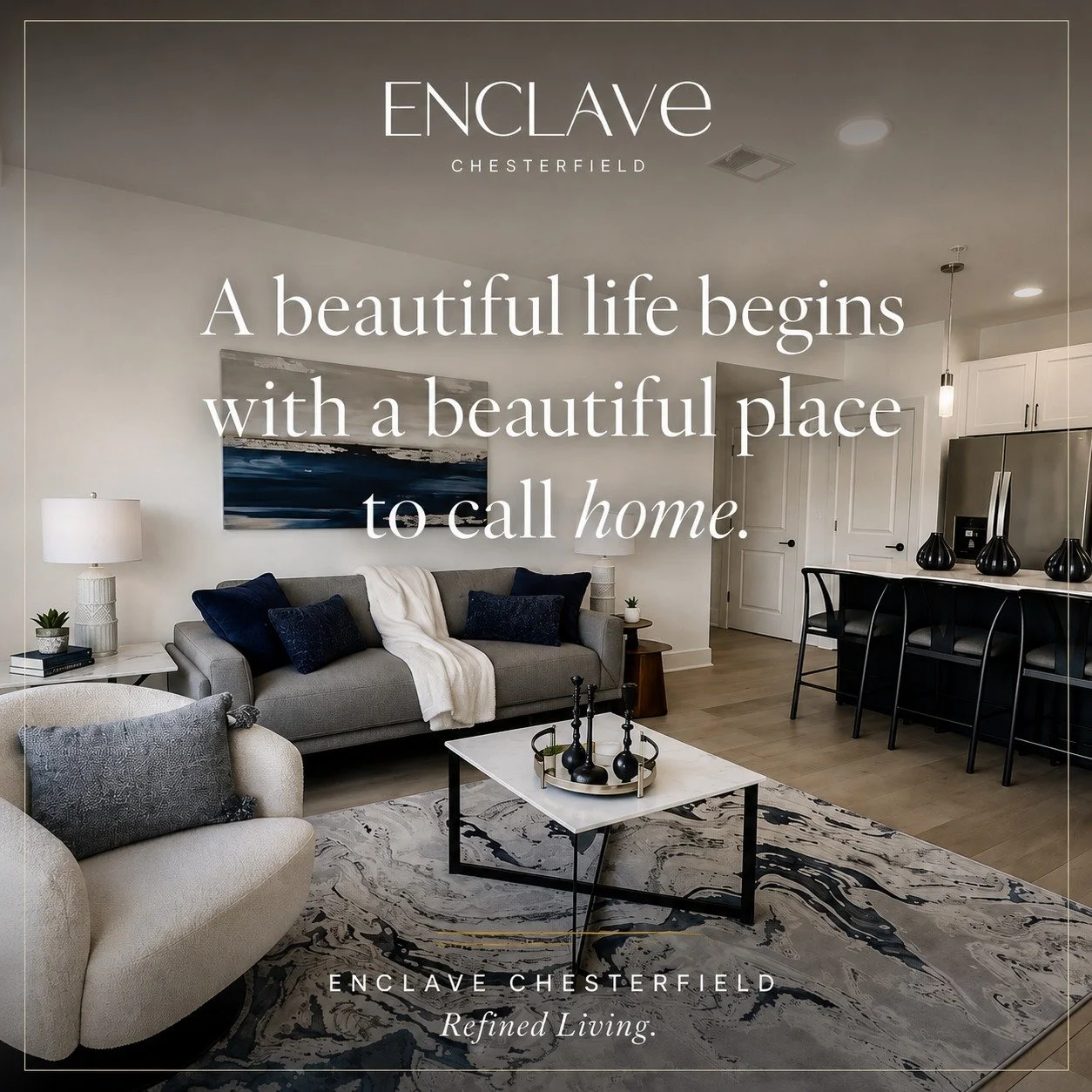 Home is where life's best moments begin.

Designed for comfort, styled for modern living, and created for the lifestyle you deserve. ✨

Welcome to Enclave Chesterfield.

#EnclaveChesterfield #LuxuryLiving #ApartmentLifestyle #HomeInspiration #ModernL