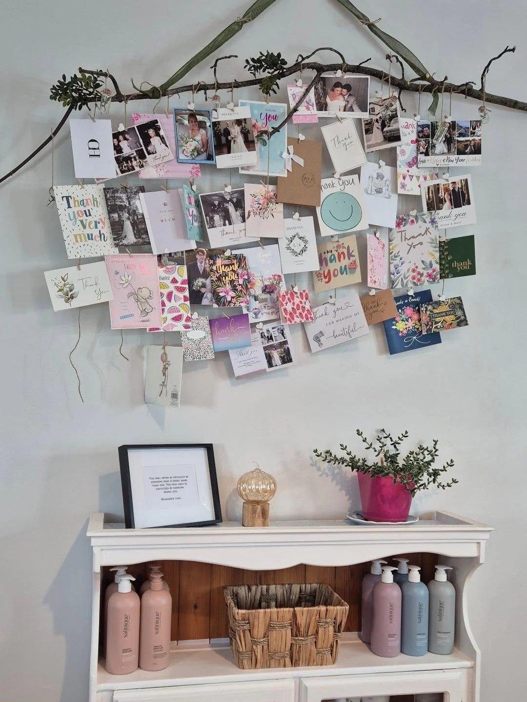 Thank you wall ♥️ well technically thank me wall 🙃
Can you spot your card? 🥹
#gratitude #thankyou #happyclients