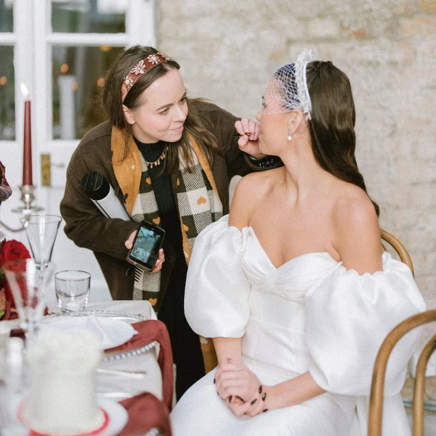 It's me, hi! In action behind the scenes from my last shoot of 2025! 

Venue @loughcrew_estate
Photography @wonderandmagicie
Planning &amp; Styling @infusionweddings
Content Creator @captured_by_camila
Floral Design @blended_design
Hair &amp; Ma
