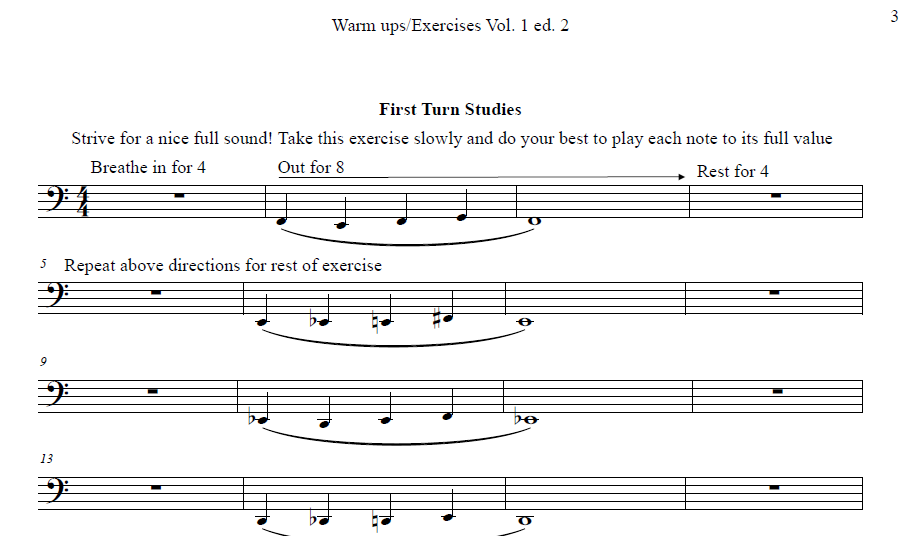 Warmup/Fundamental Packets