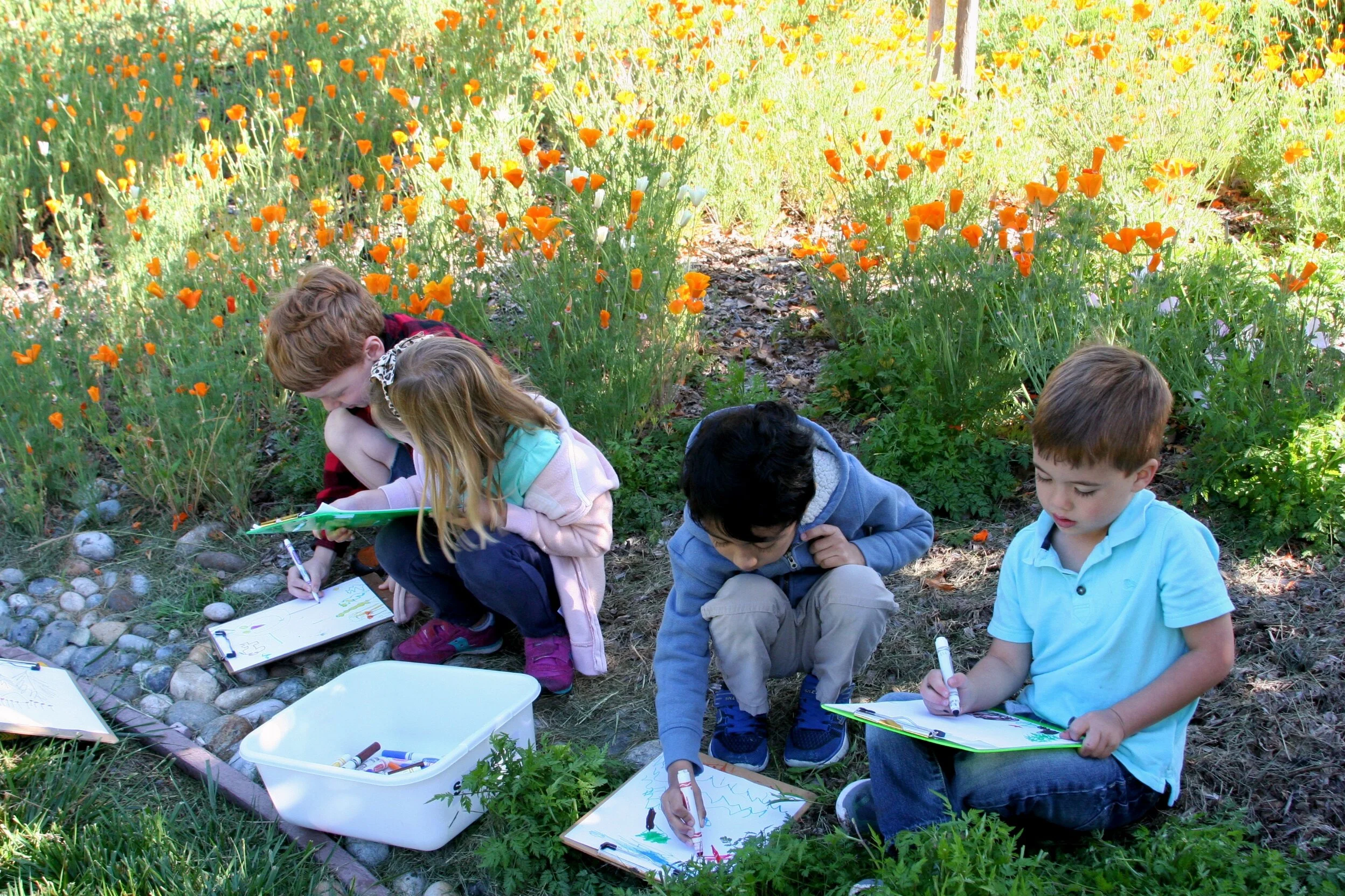 SMALL GROUP INSTRUCTION: With only 6 students per 1 teacher, daily small group time provides a personalized and focused learning experience where activities are tailored  to meet the specific developmental levels of each child. Children practice lett