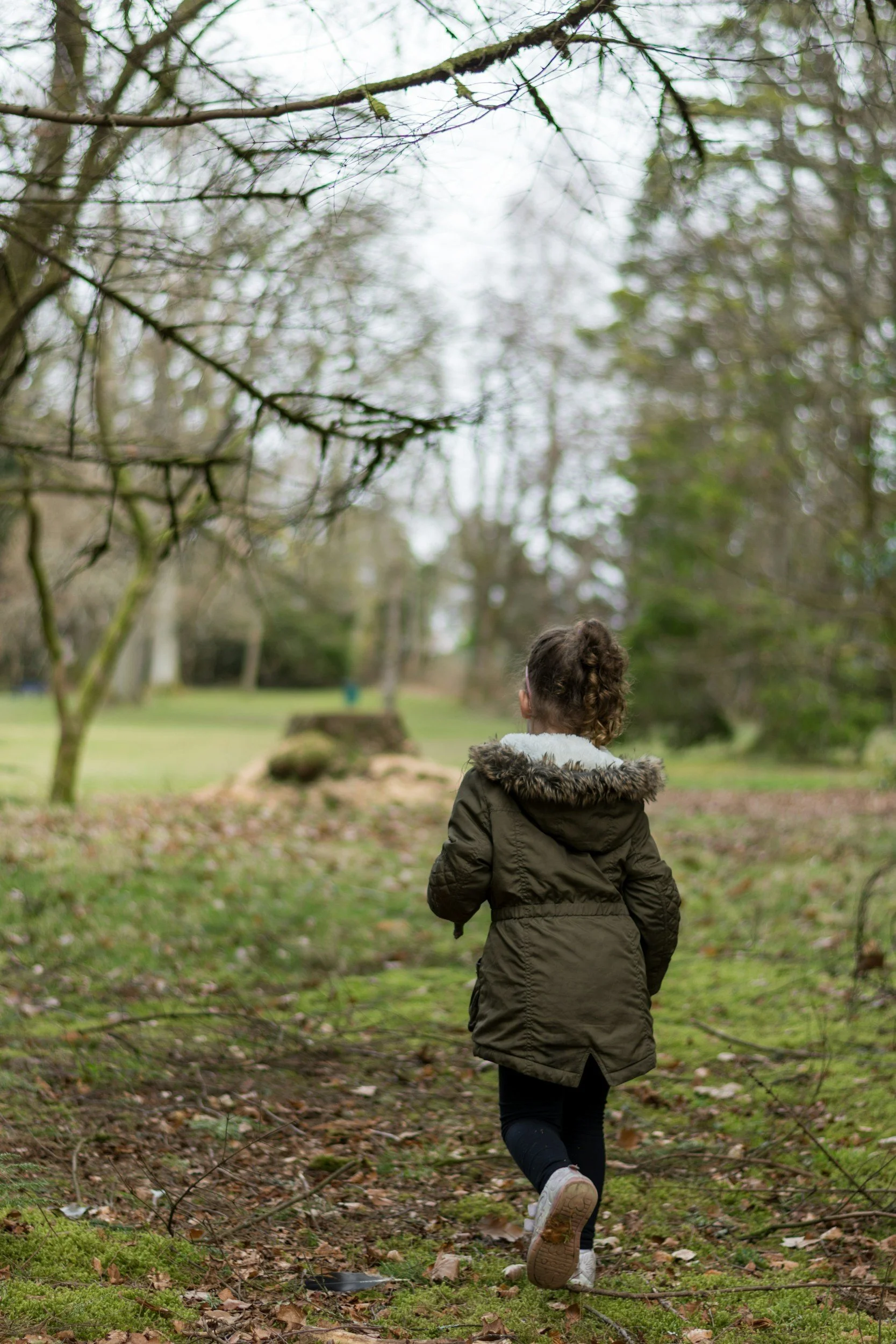 winter nature walk as a homeschool advent activity