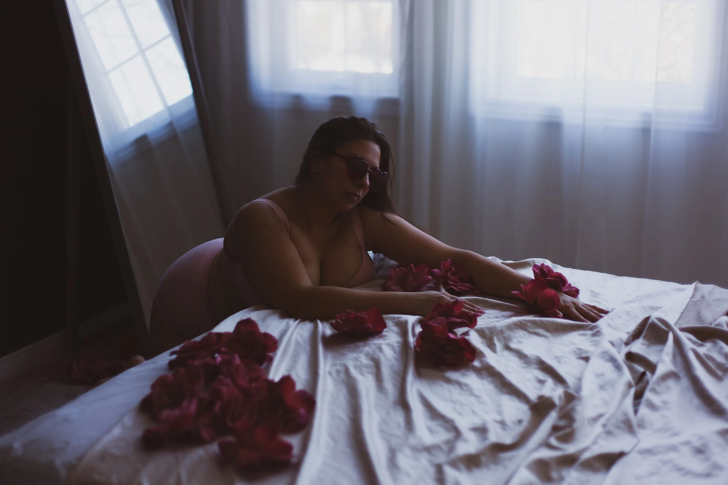 A Valentine to Myself: A Fun, Flirty Self-Portrait Session at Studio Revival Boudoir