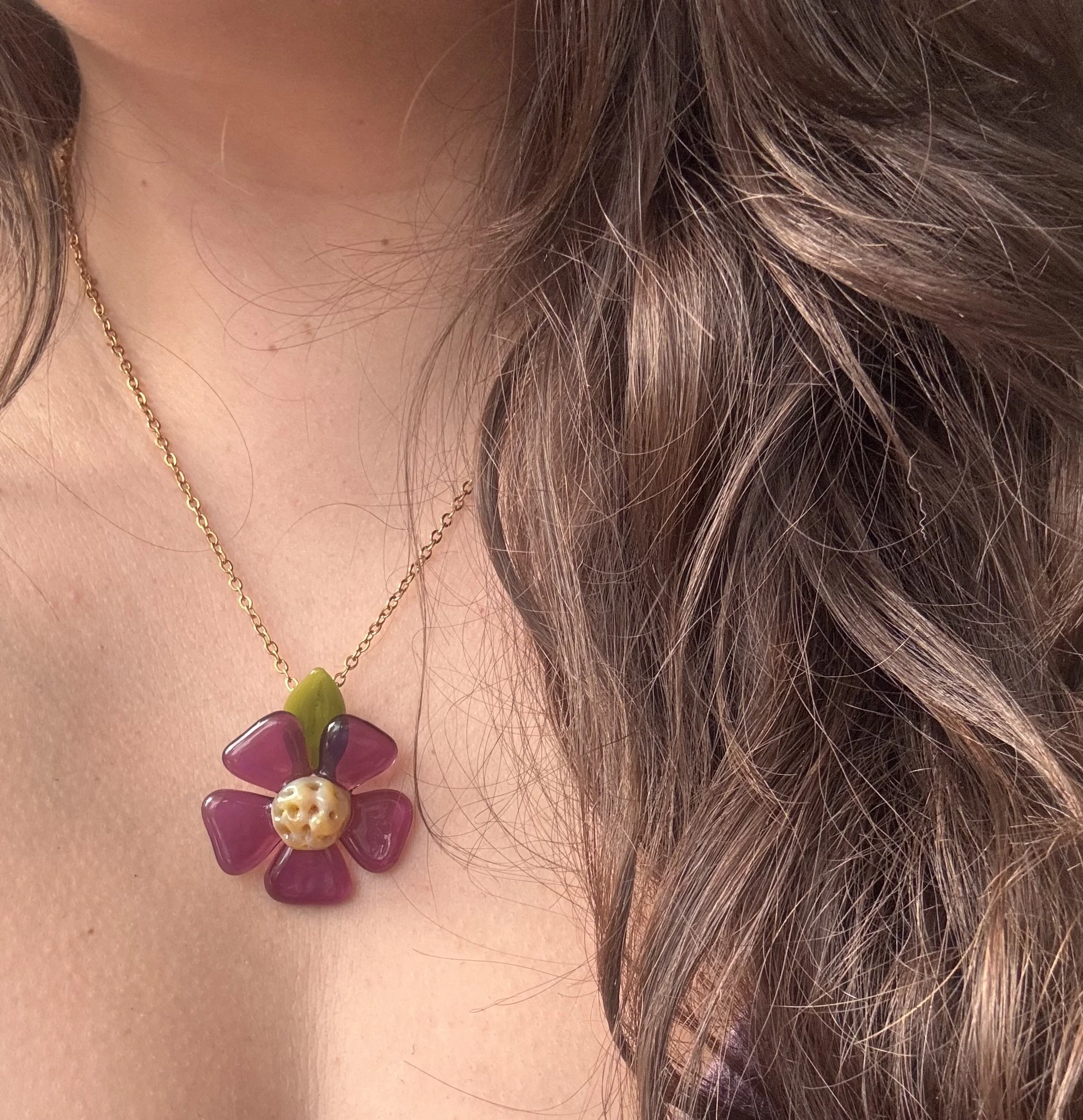 Royal Jelly Flower Pendant
