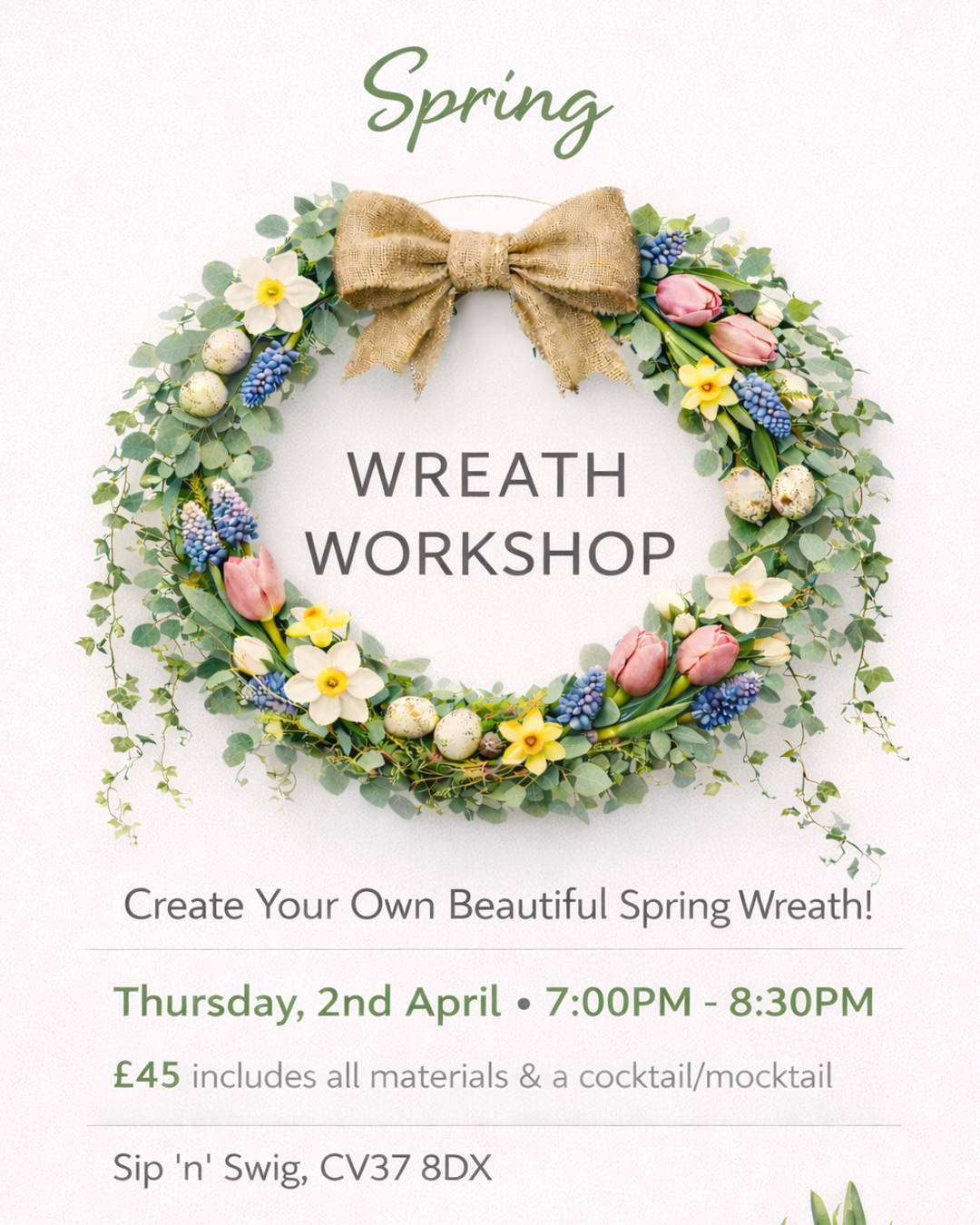Spring Wreath Workshop