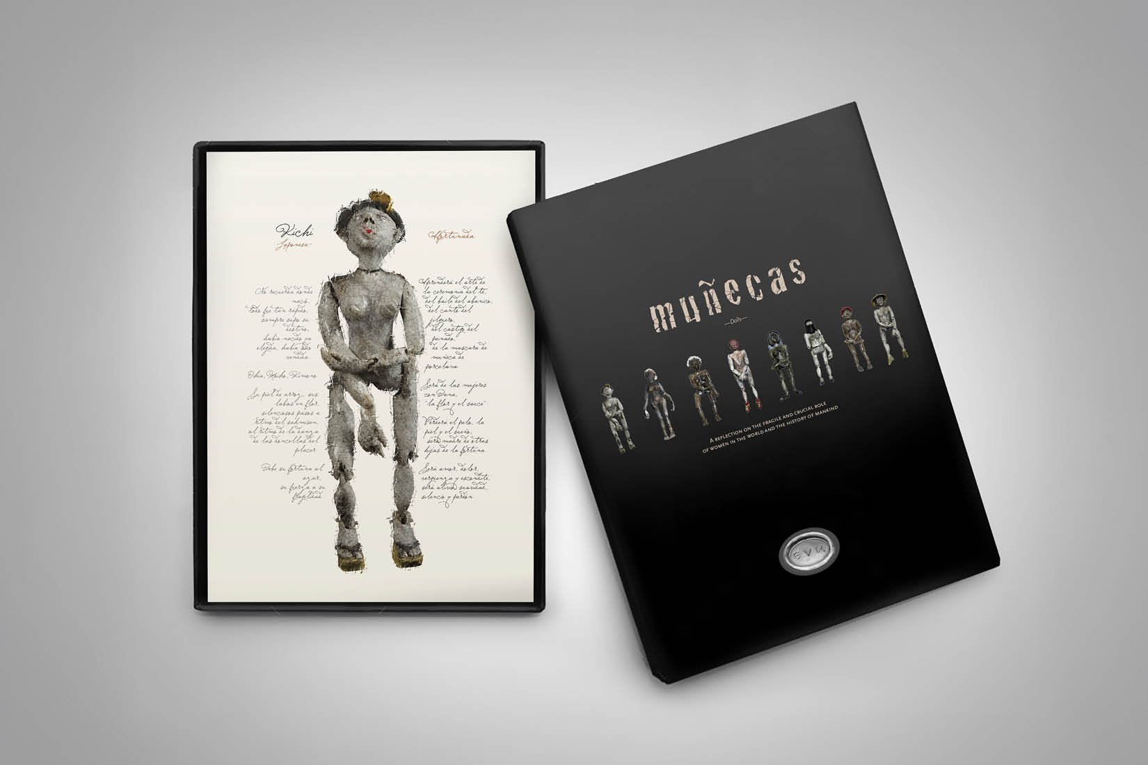 Limited edition print set. Dimensions: 29.7 cm x 42 cm (individual pages) 30.2 cm x 42.5 cm (box). Materials: Cotton fibre paper. Technique: Pigment print. 2016
