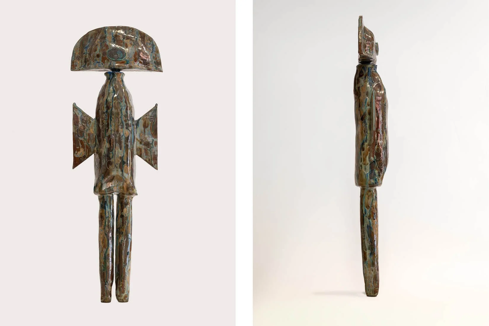 The Elder. Dimensions (h x w x l): 70 cm H x 20 cm W x 10 cm L. Materials: high temperature stoneware and high temperature glazes. 2026