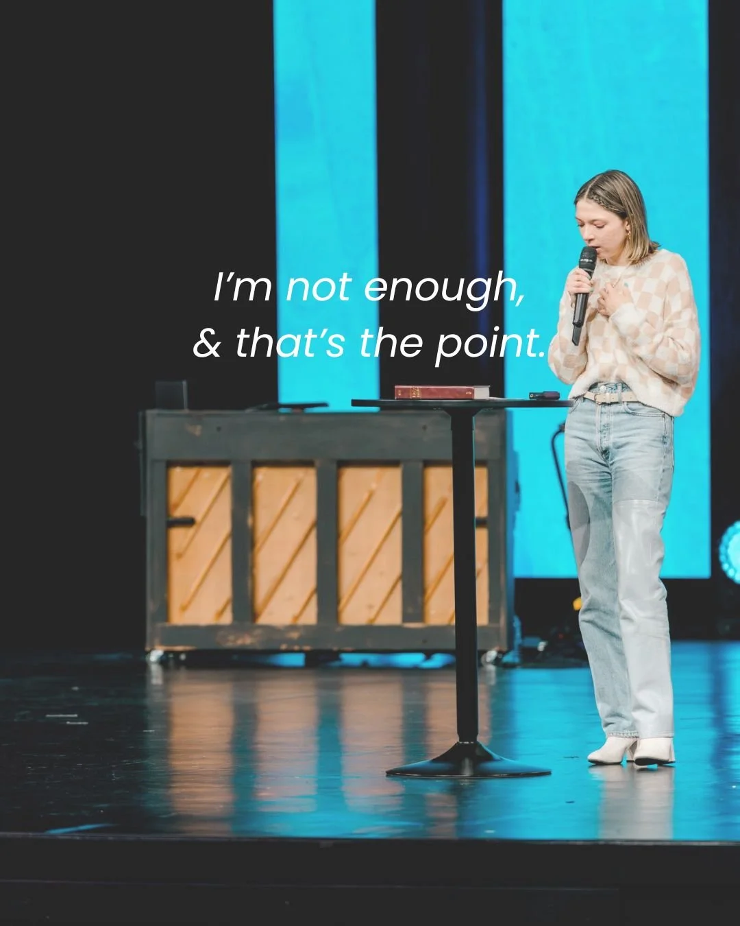 I’m not enough, &amp; that’s the point.