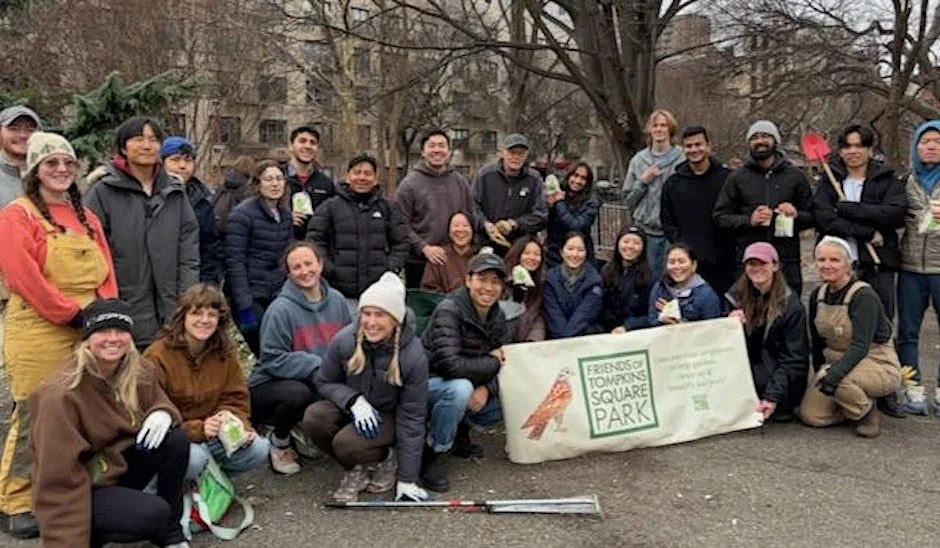 Late Winter Cleanup in Tompkins Square Park