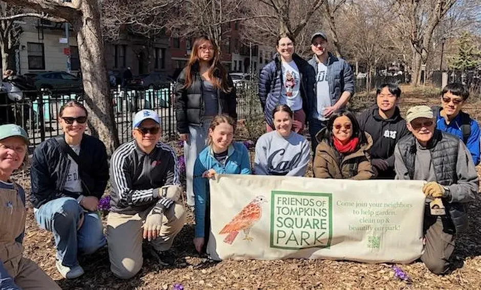 Early Spring Cleanup in Tompkins Square Park