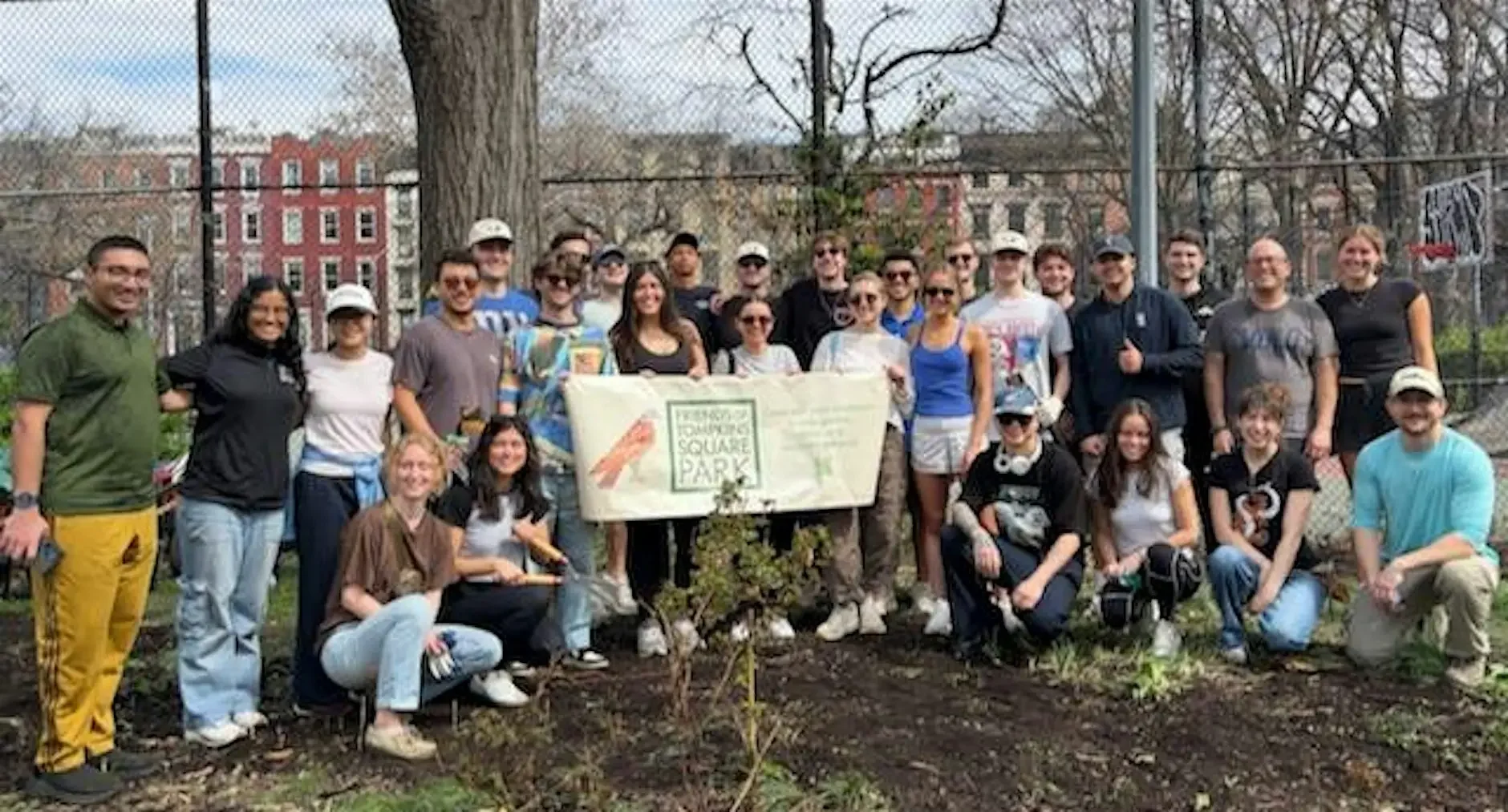Mid Spring Cleanup and Planting in Tompkins Square Park