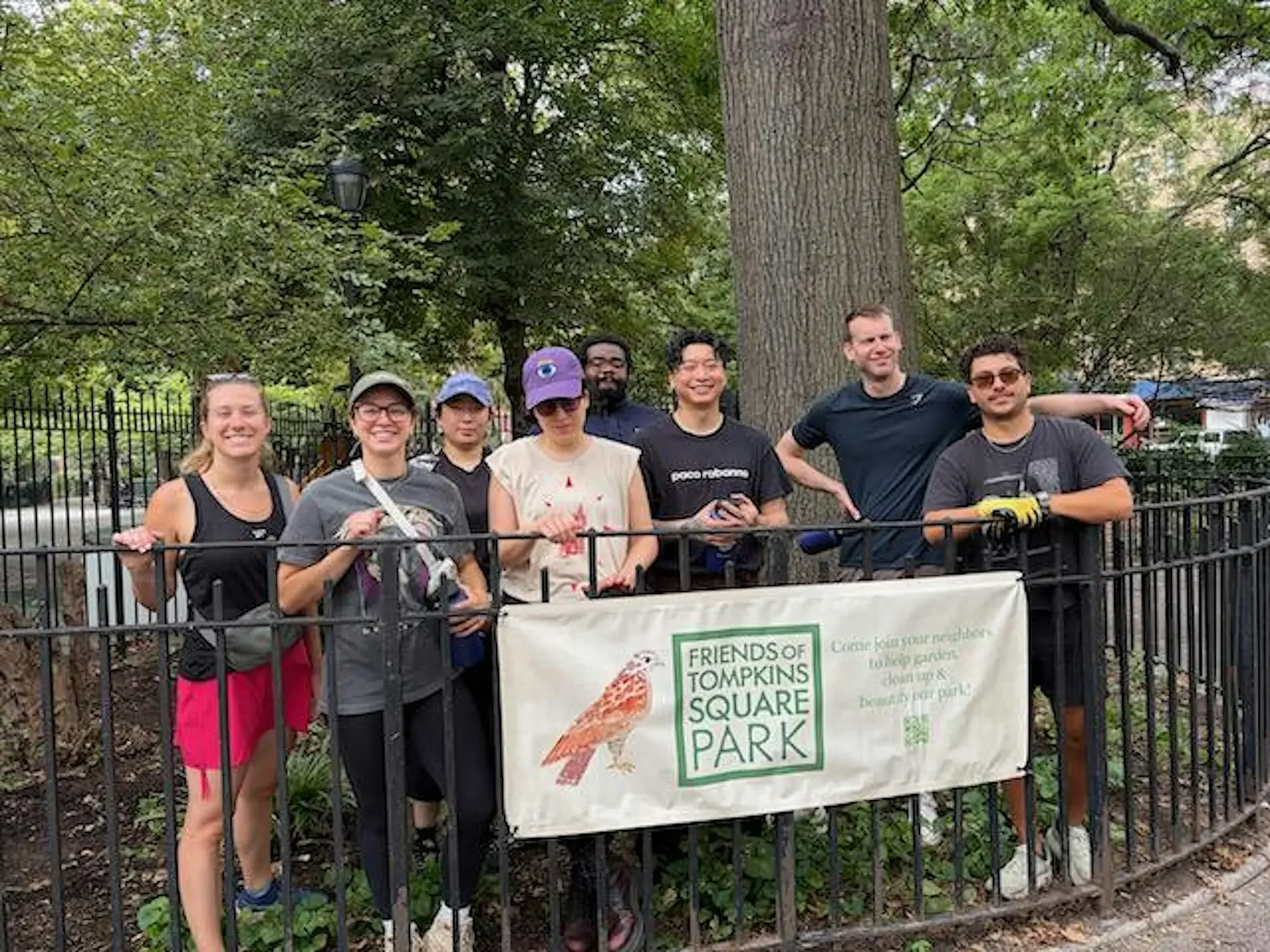 Late Summer Cleanup in Tompkins Square Park