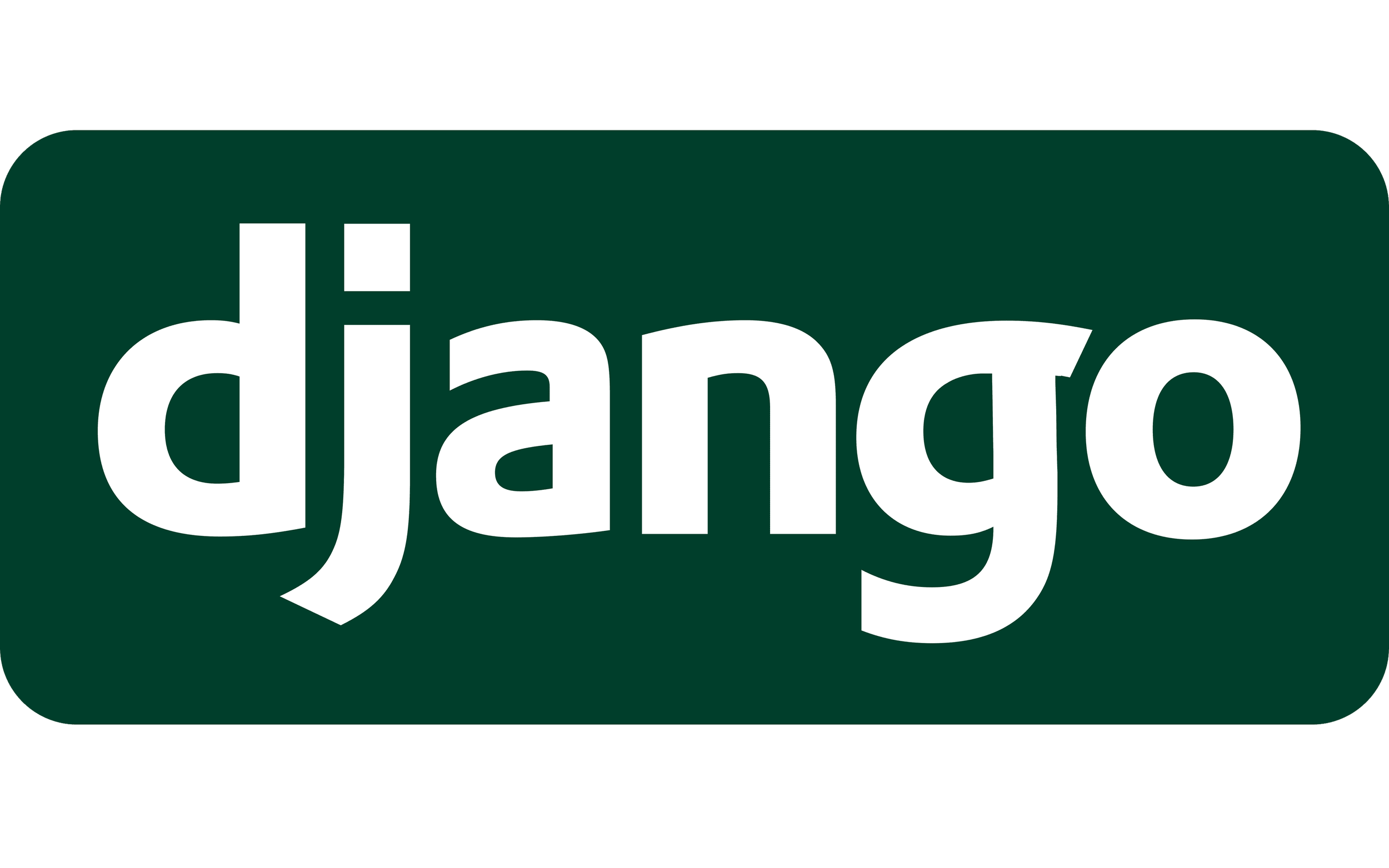 Logo de la société D'jango avec texte blanc sur fond vert.