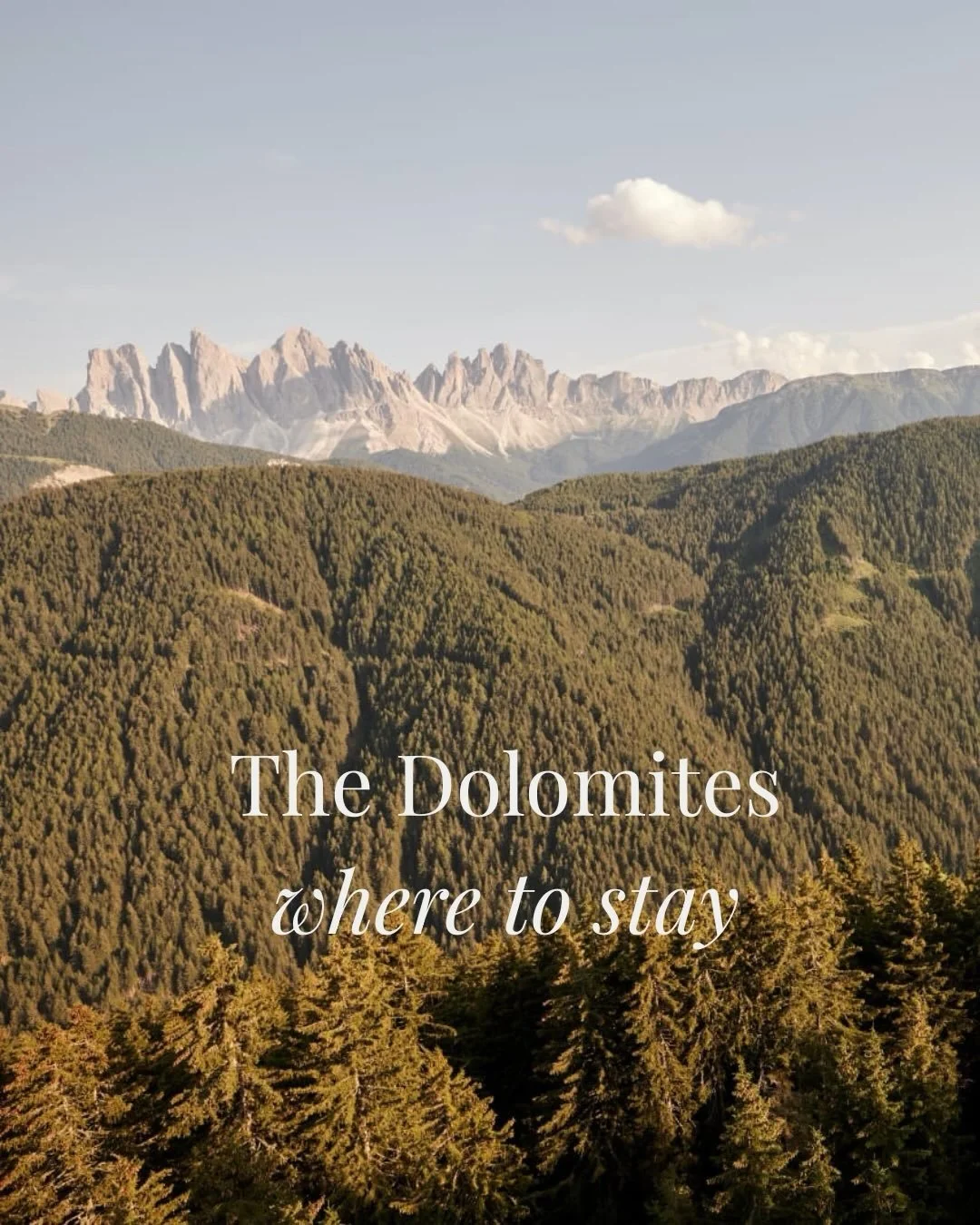 Dreaming of the Dolomites while watching the Olympics? We&rsquo;ve got you covered - from serene spa retreats and family-friendly resorts with childcare to ultra-luxe alpine escapes. Let us help you plan your next ski trip, wellness getaway, or multi