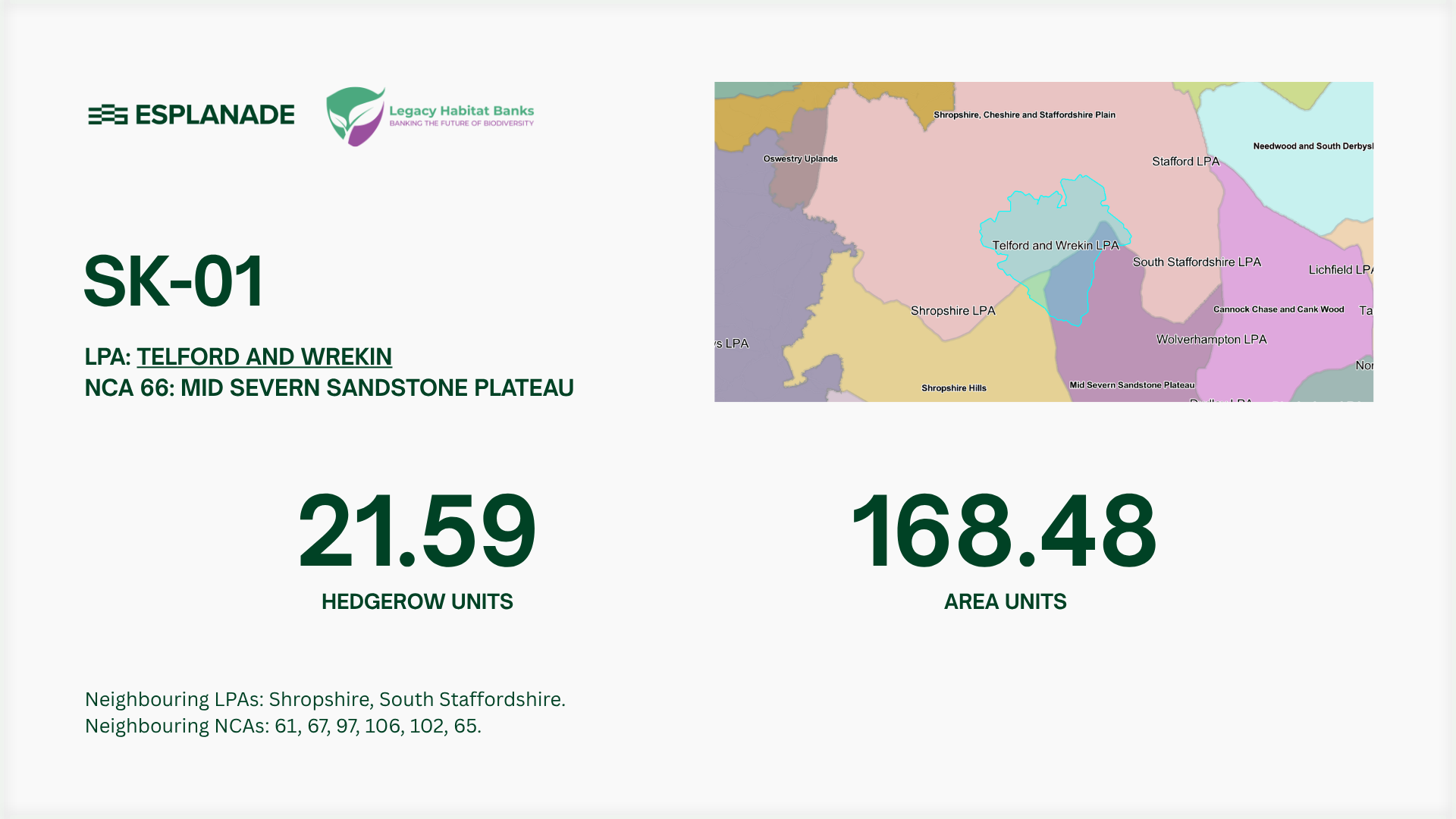 Telford and Wrekin LPA BNG