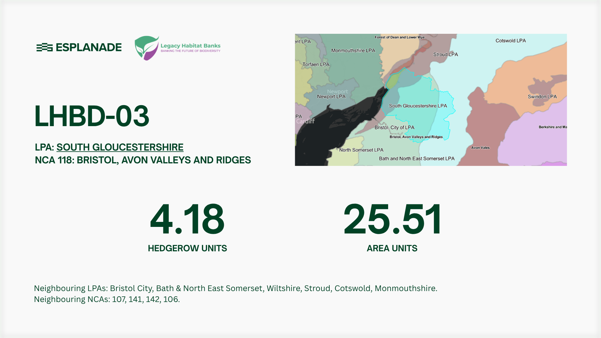 South Gloucestershire LPA BNG