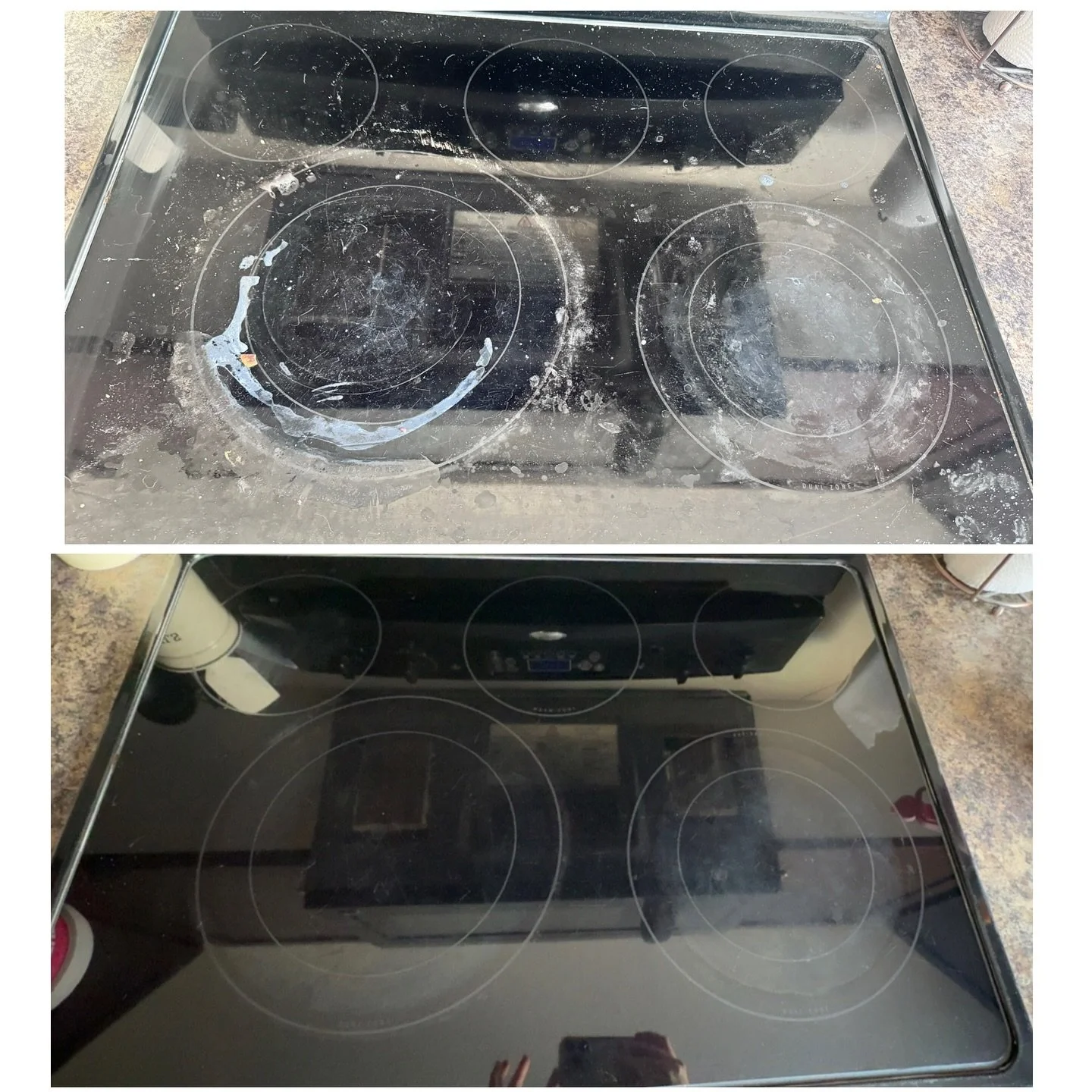 POV: Your stove was fighting for its life&hellip; but I came to the rescue. 🧼✨

Seriously, if your glass-top stove looks more crispy than clean, it&rsquo;s time to call in the pros! 😆 Let KA Bright &amp; Clean Co. handle the scrubbing so you can ju