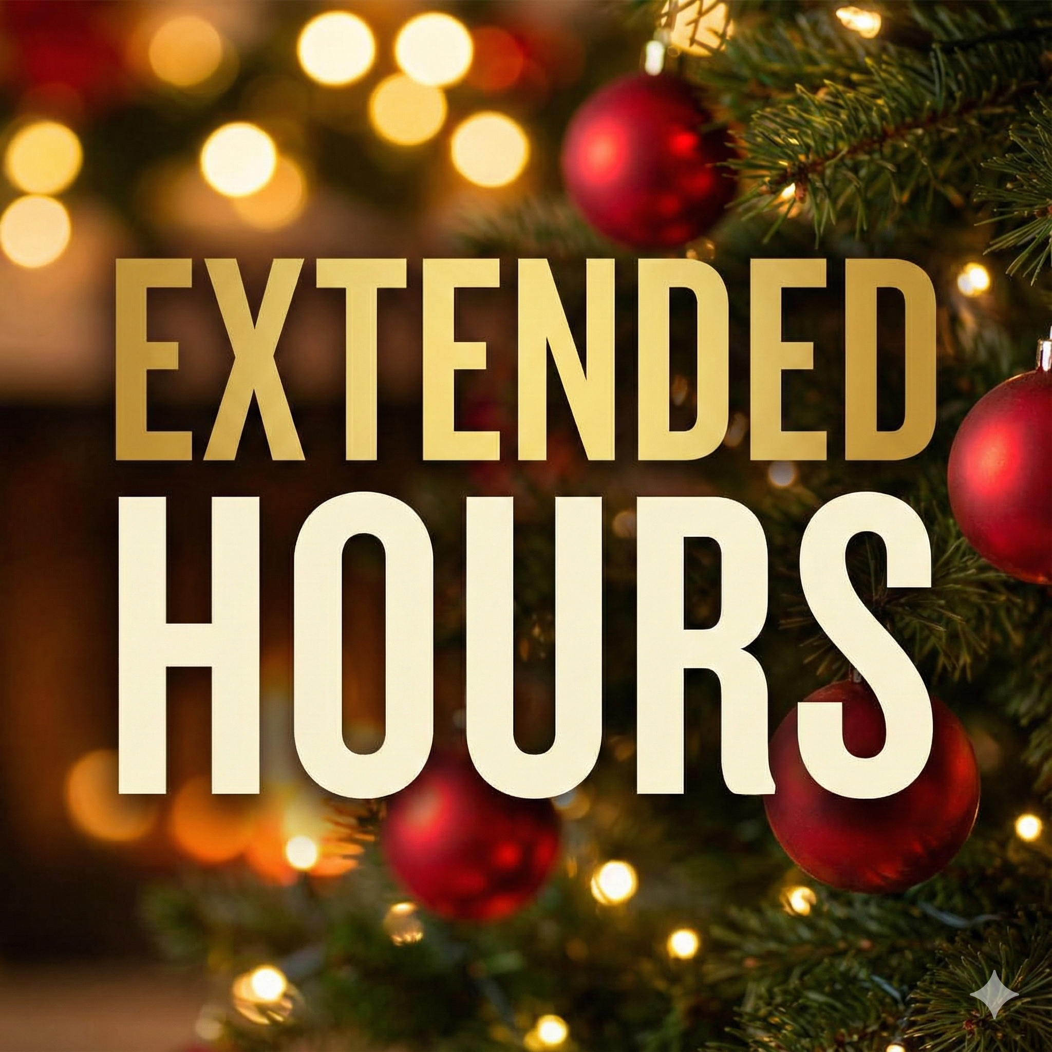 Extended Hours Shopping Event!