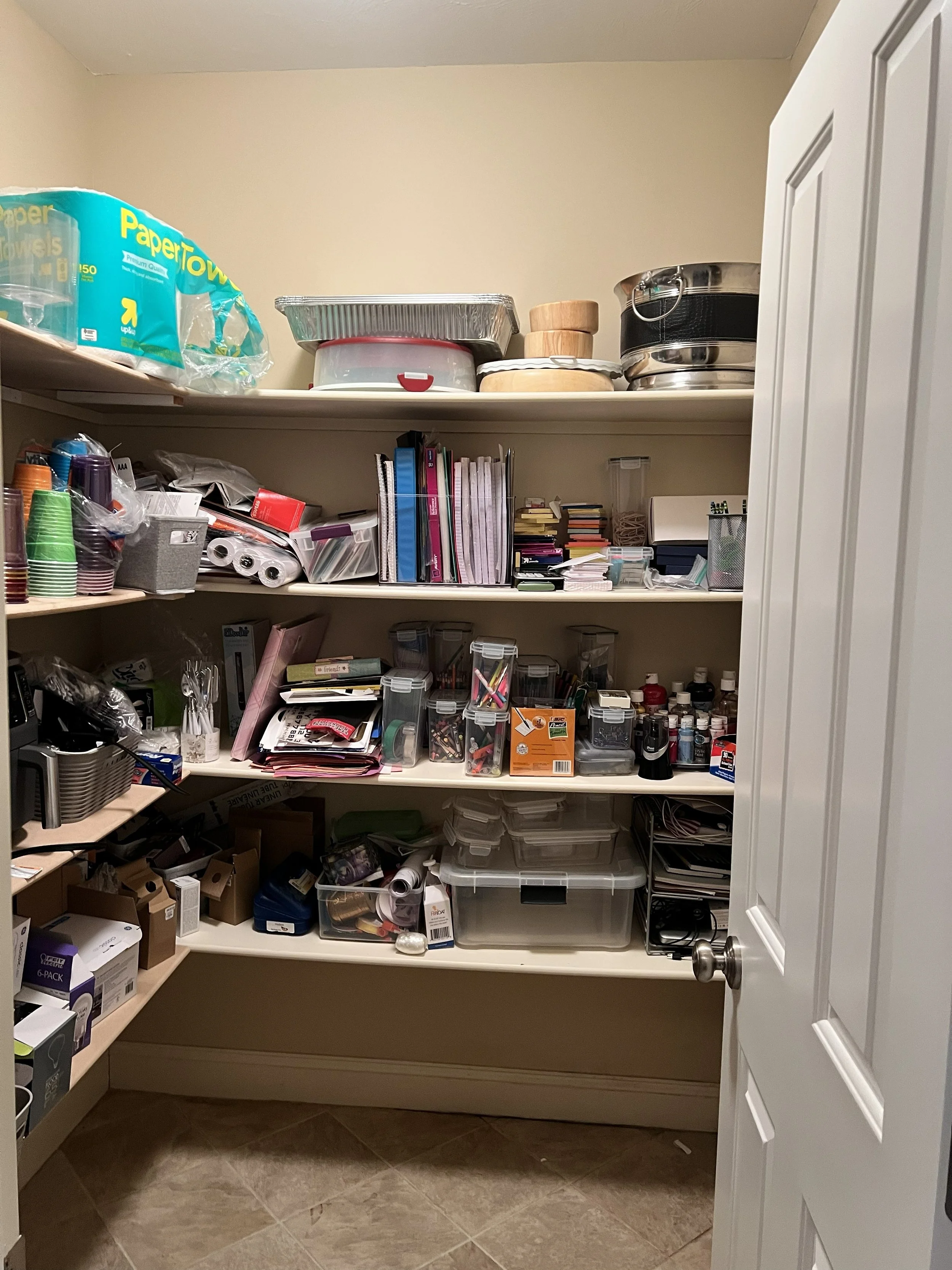 Basement Pantry Before