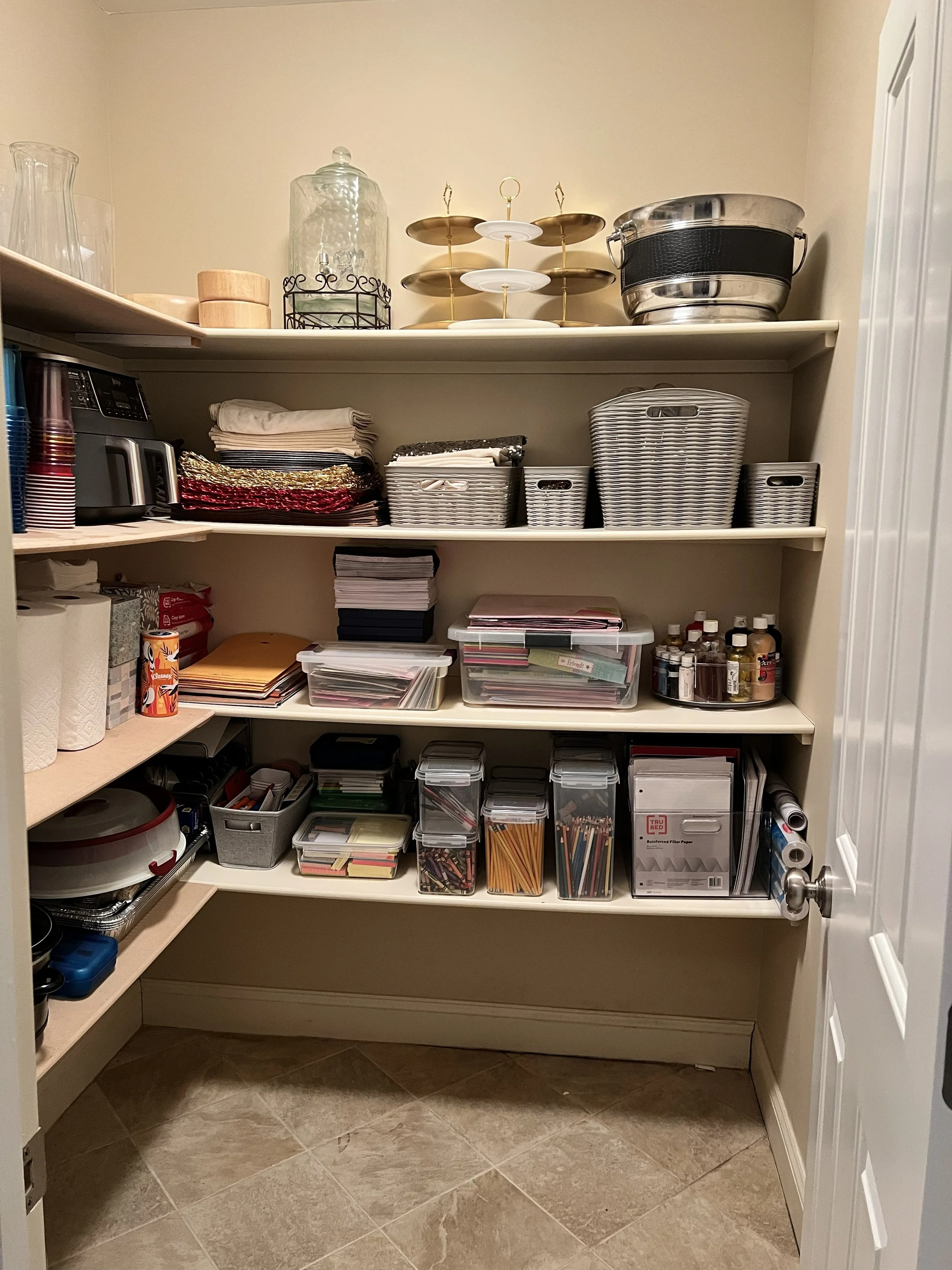 Basement Pantry After