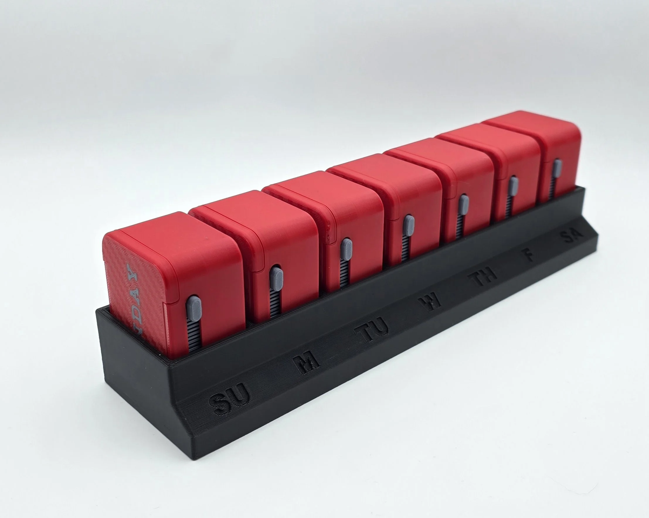 Weekly Supplement & Pill Organizer 2 Compartment